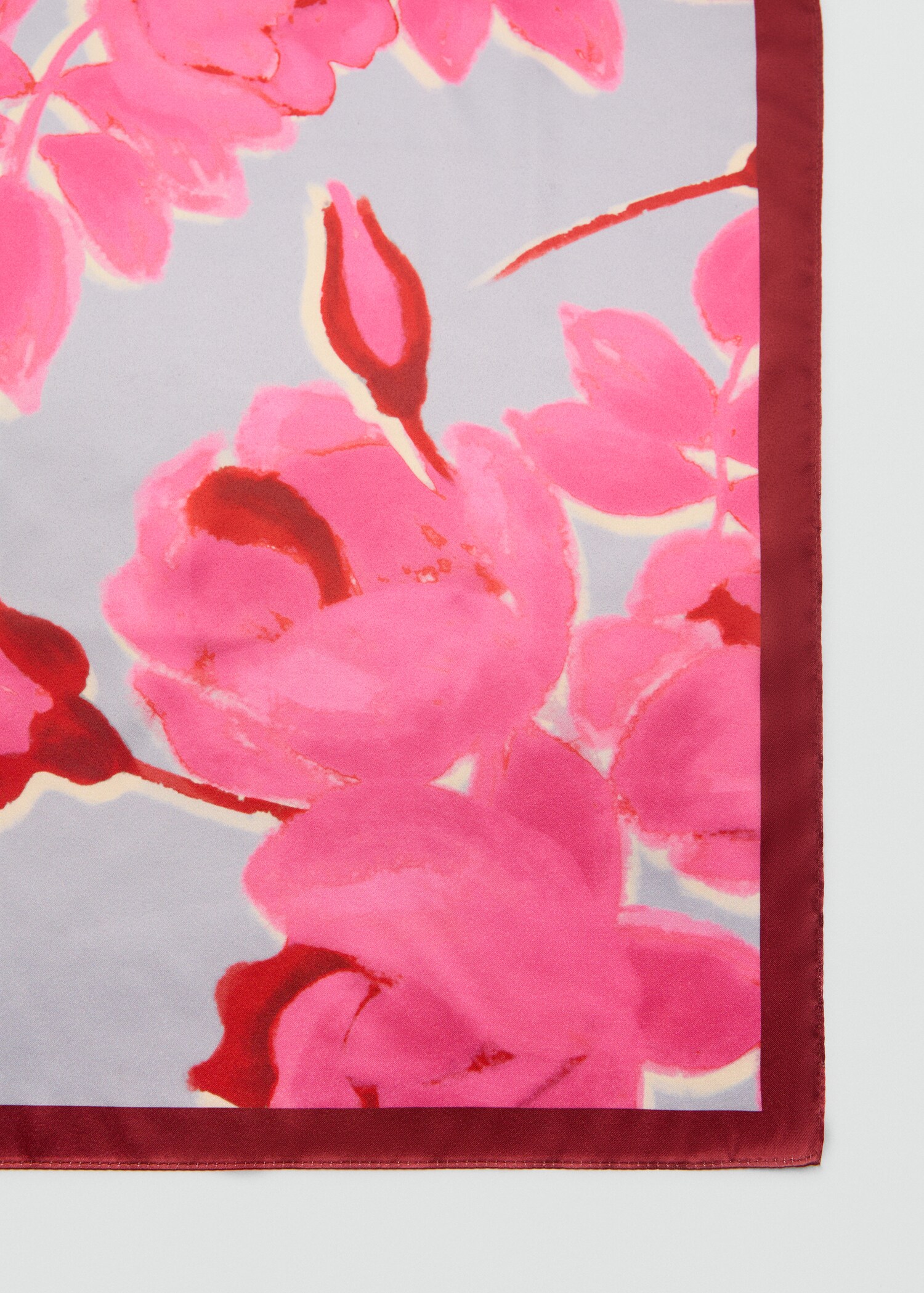 Floral-print scarf - Medium plane