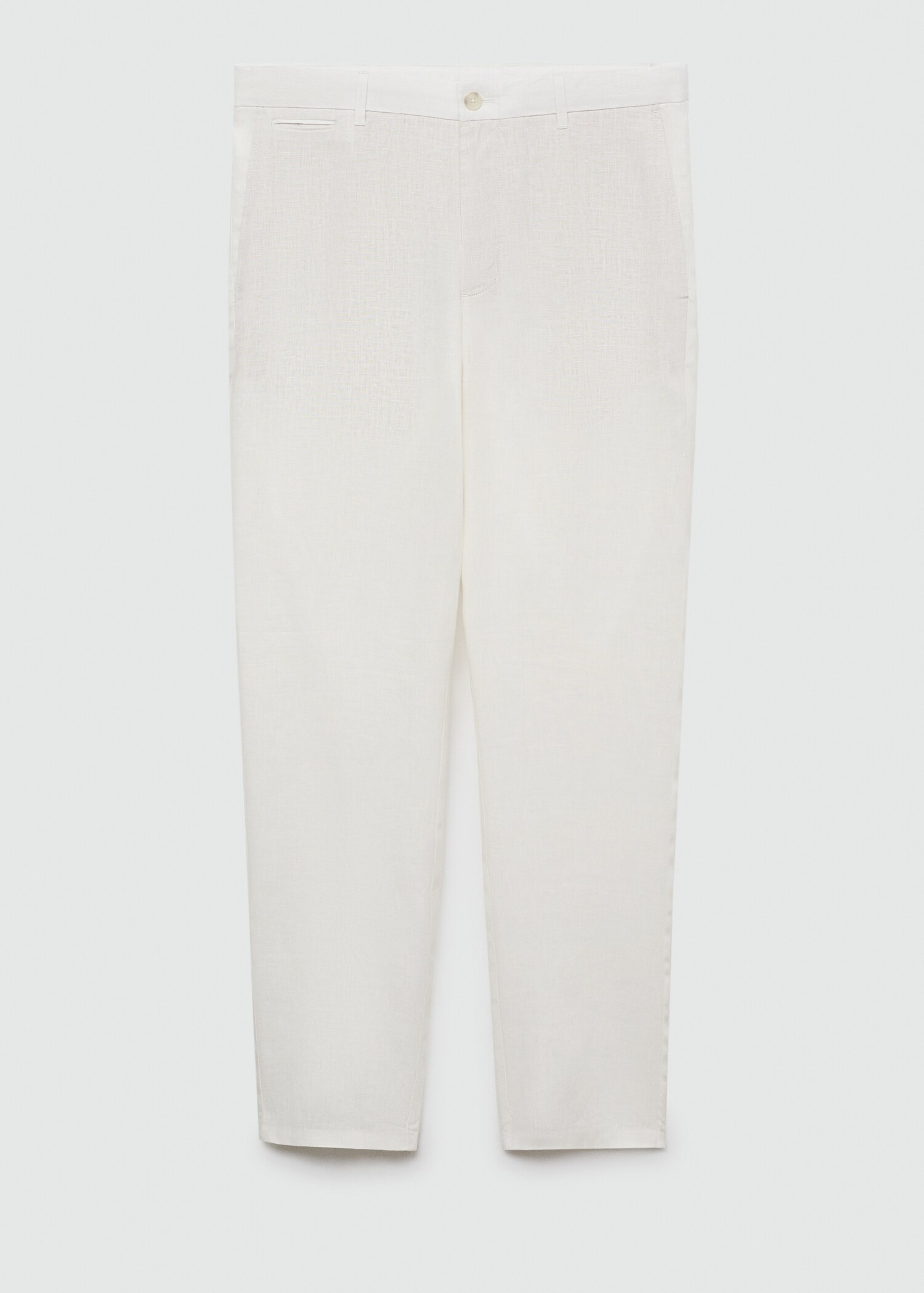 Pantalon 100 % lin slim fit - Article sans modèle