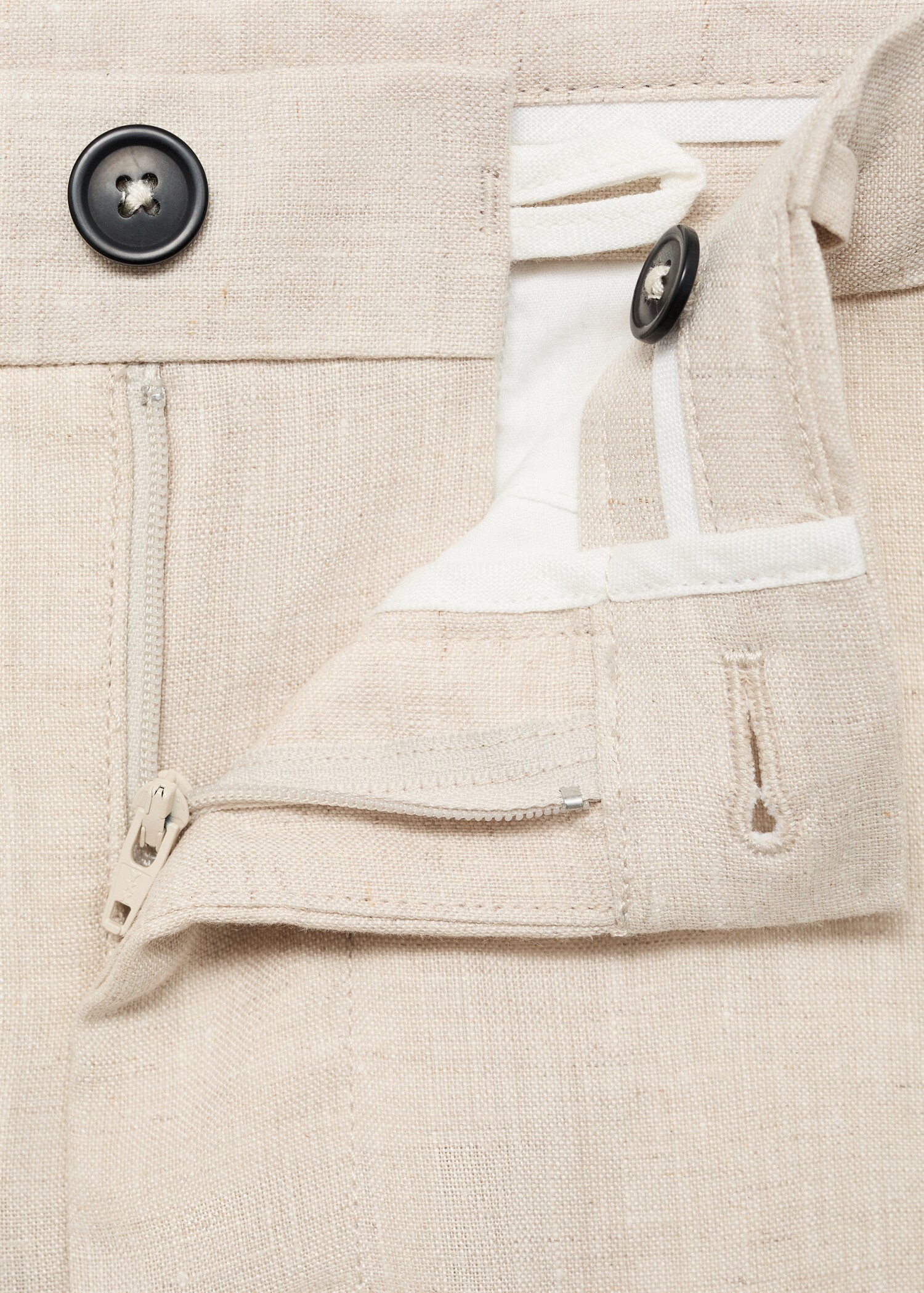 Pantalon 100 % lin slim fit - Détail de l'article 0