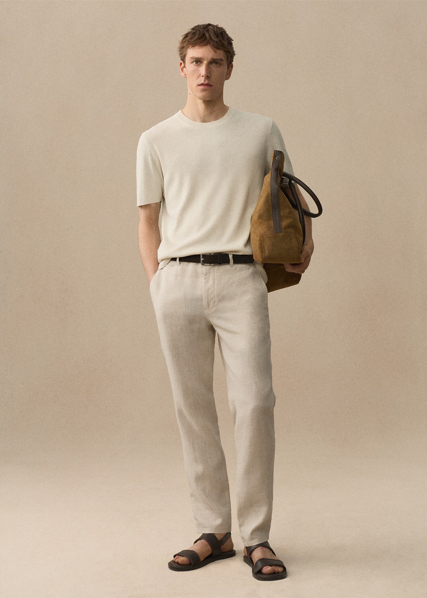 Pantalon 100 % lin slim fit - Détail de l'article 5