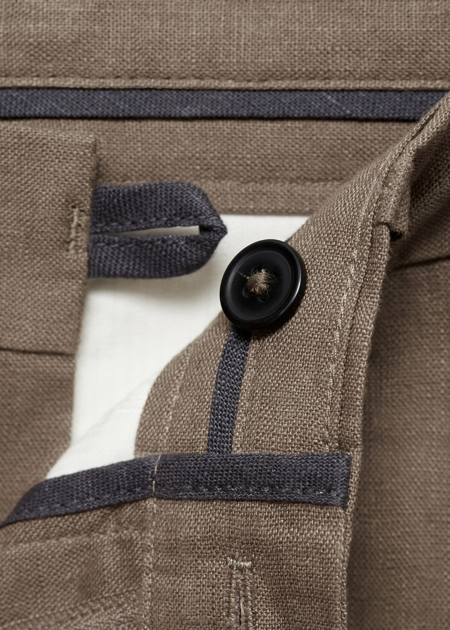Pantalon 100 % lin slim fit - Détail de l'article 8