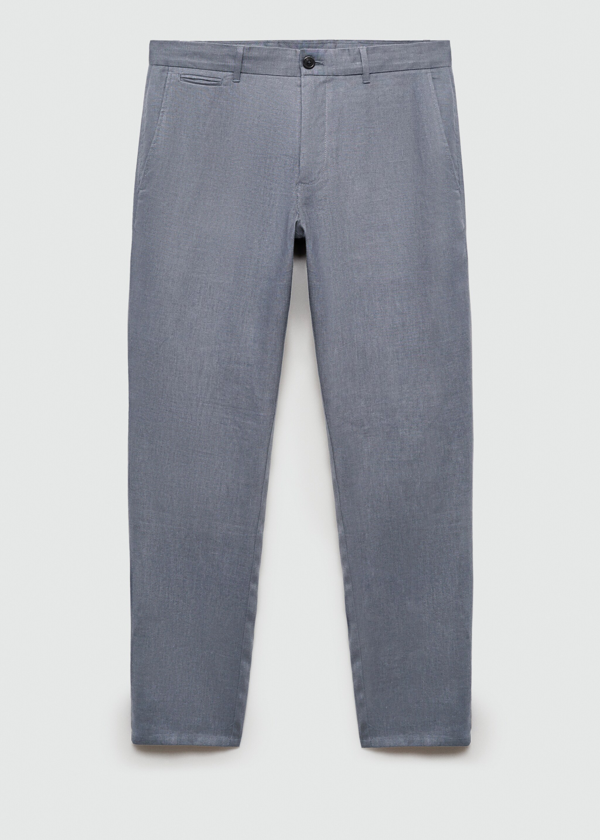 Slim-fit 100% linen pants - Article without model