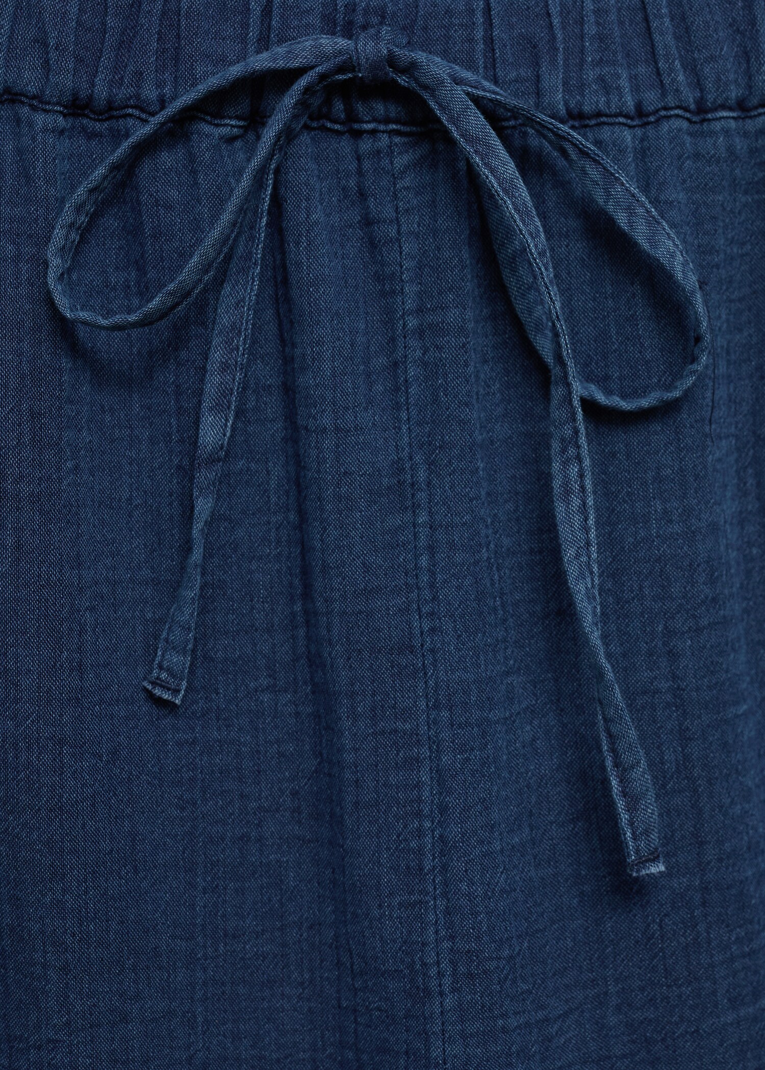 Elastic waist cotton trousers - Details of the article 0