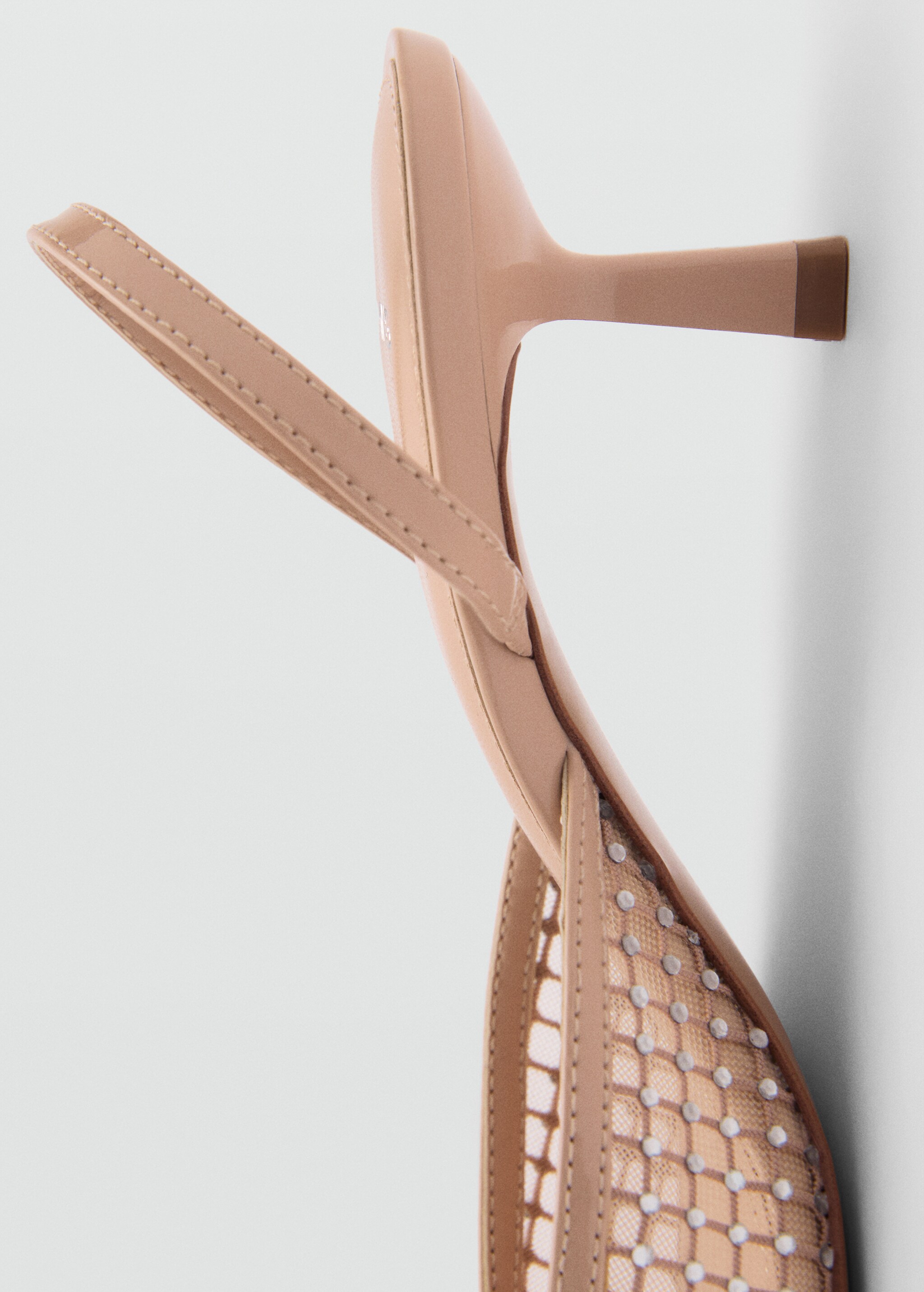 Glitter mesh heeled shoes - Деталь изделия 1