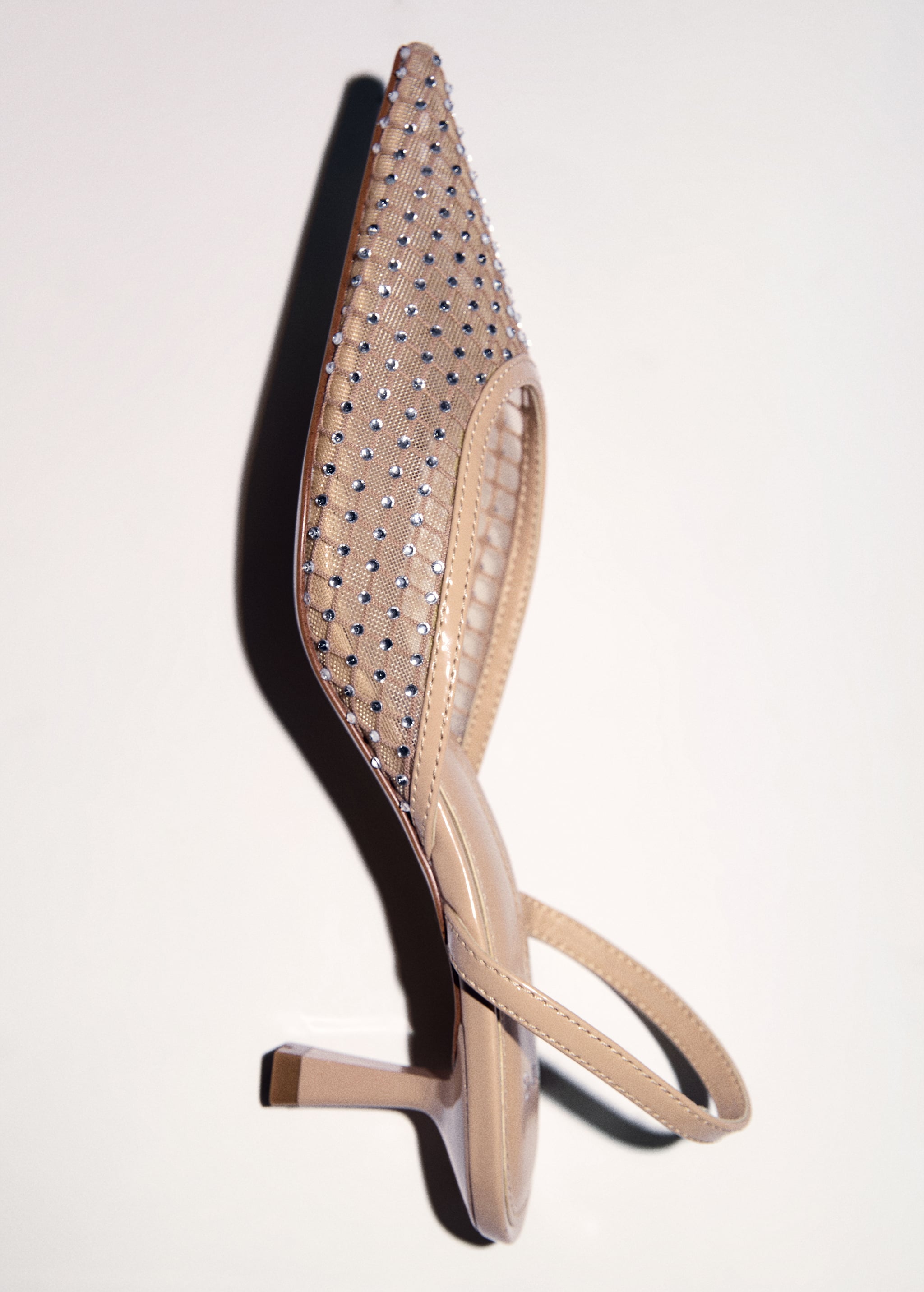 Glitter mesh heeled shoes - Деталь изделия 5