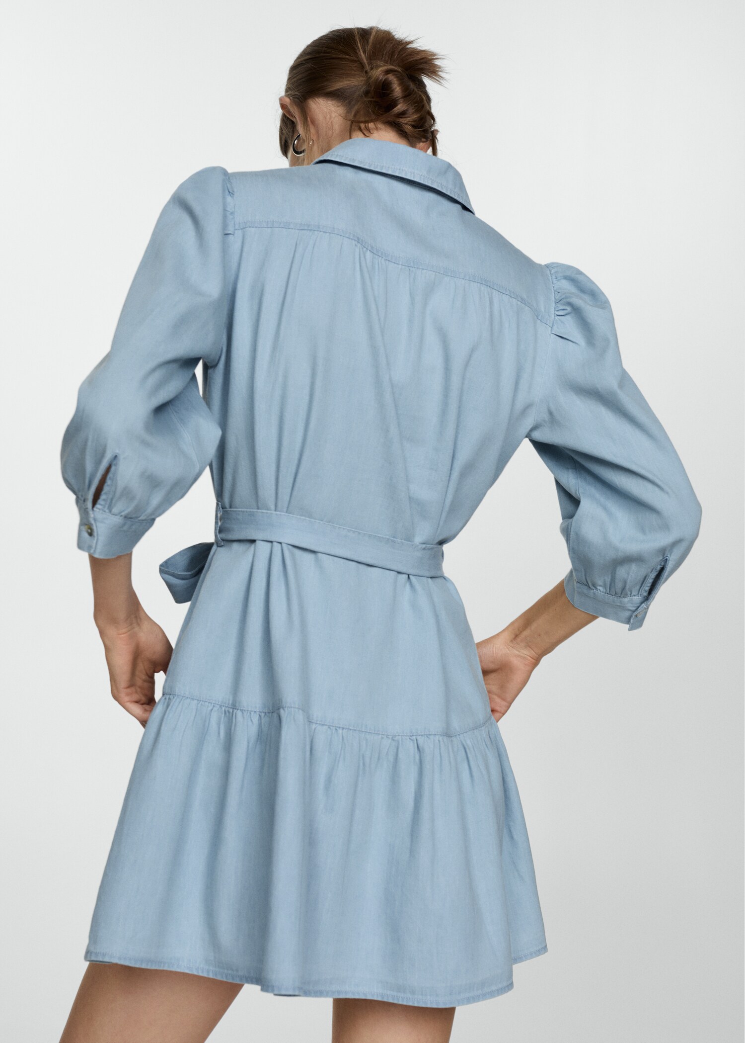 Bow short dress - Reverse of the article