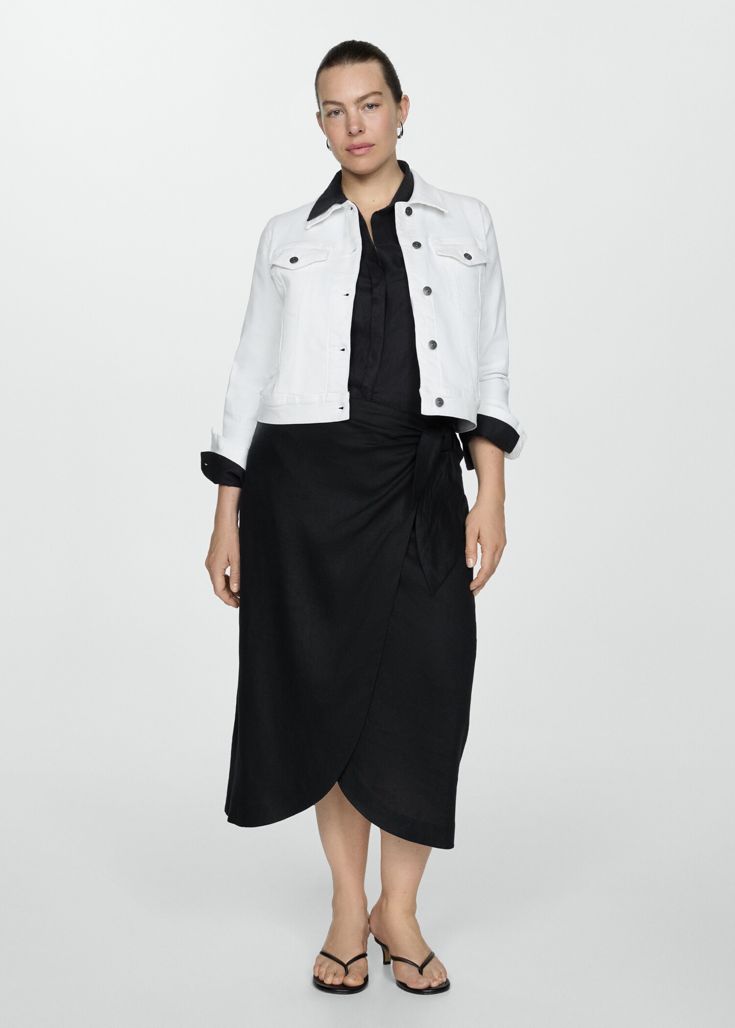 Pocketed denim jacket - Details of the article 3
