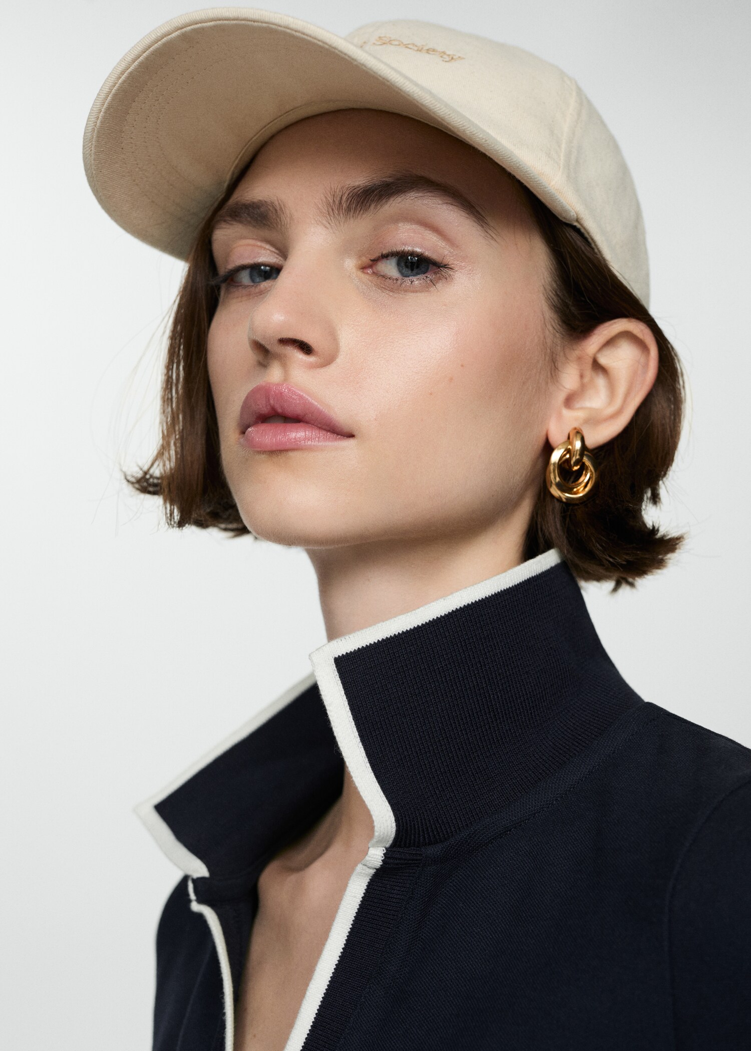 Polo neck dress - Details of the article 1