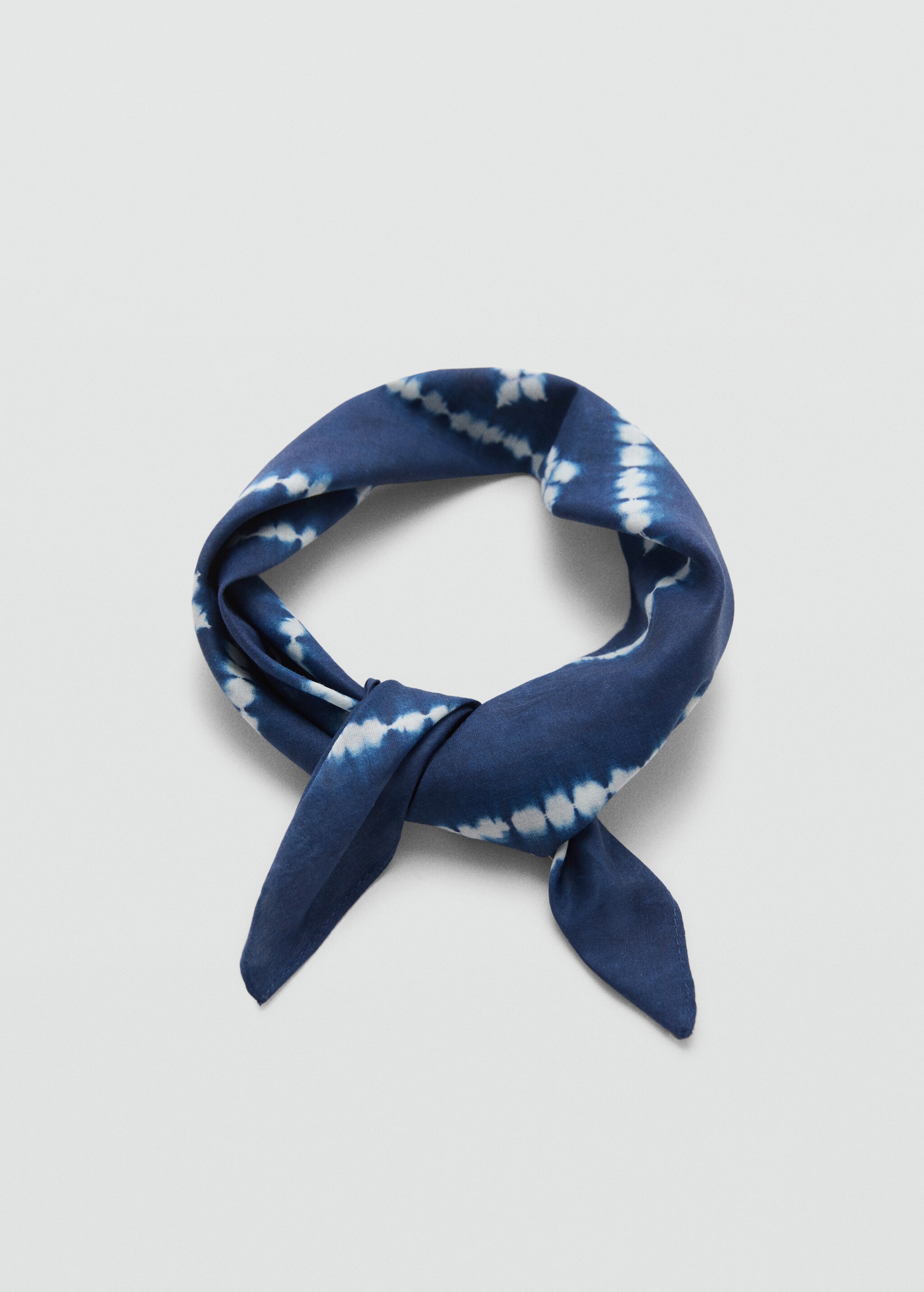 Printed cotton scarf - Details of the article 1