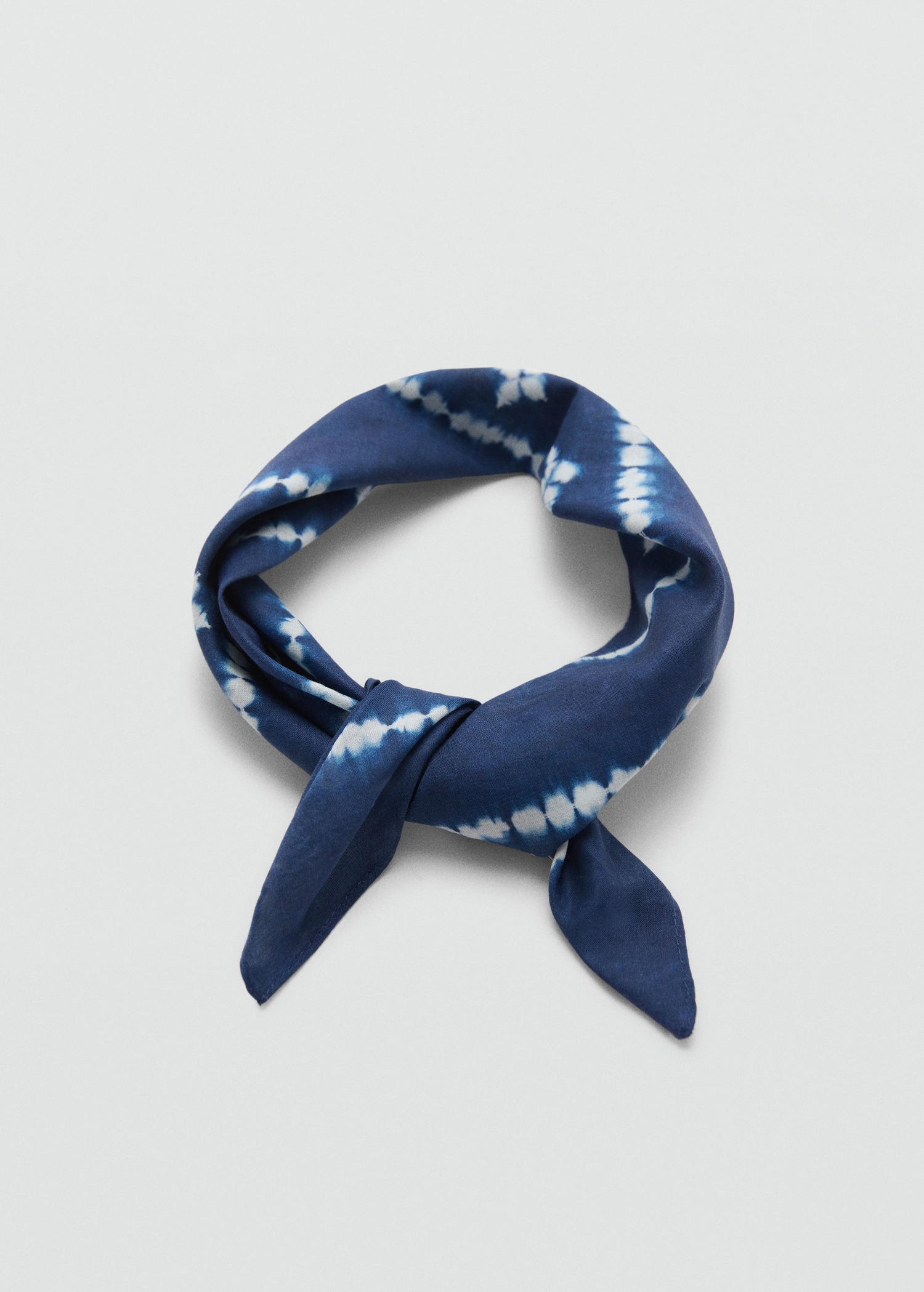 Printed cotton scarf - Details of the article 1