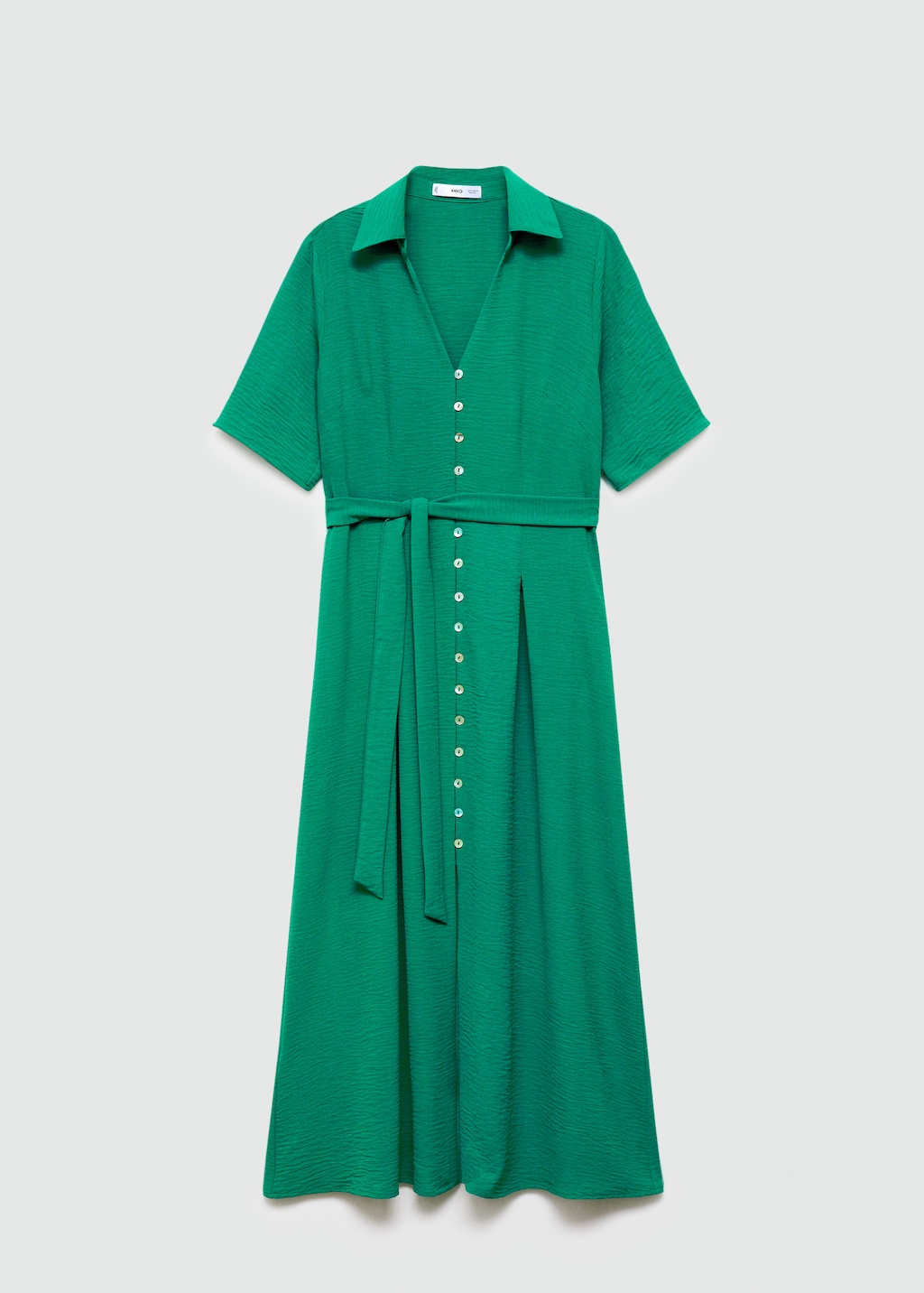 Bow shirt dress