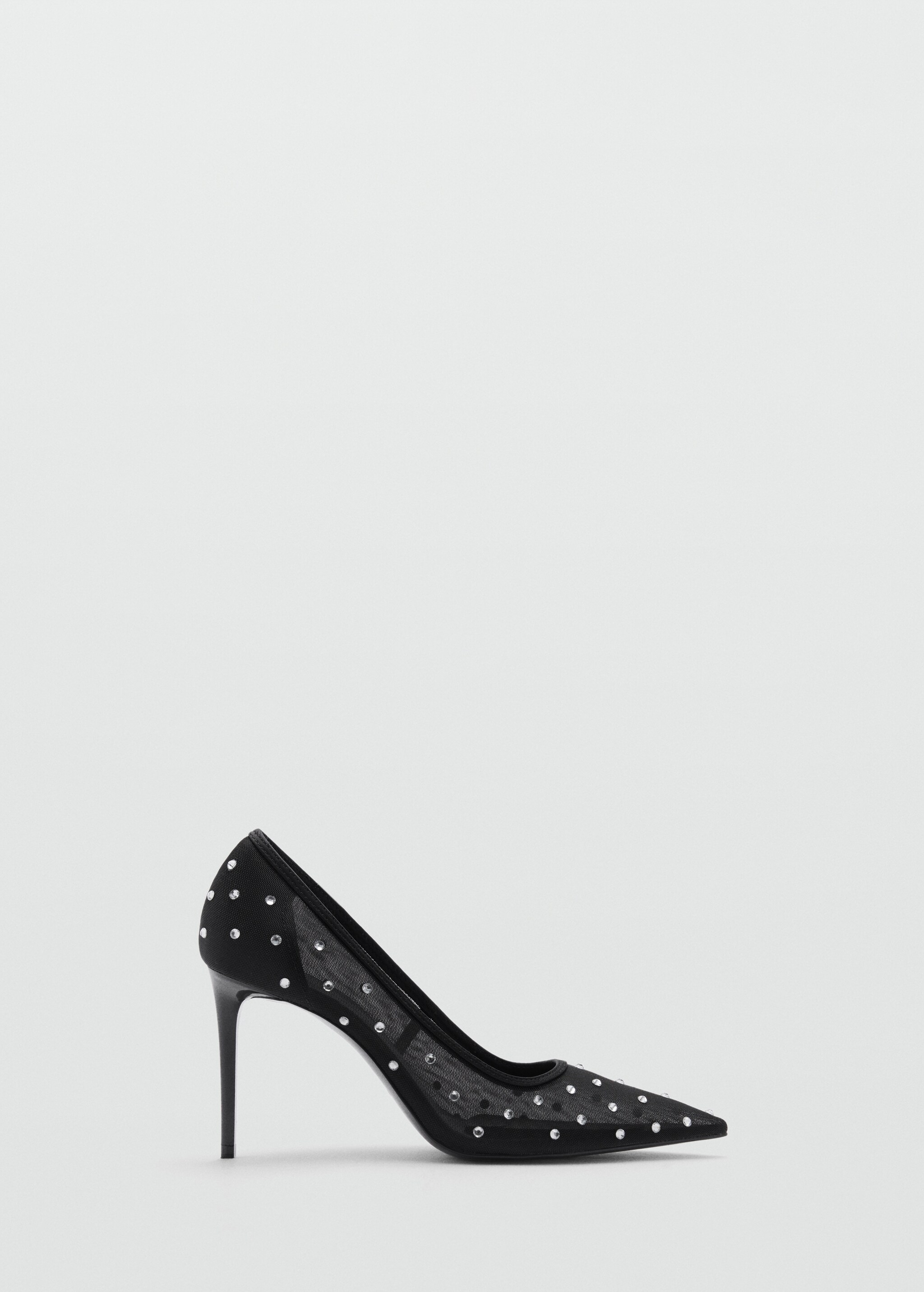 Glitter mesh heeled shoes - Article without model