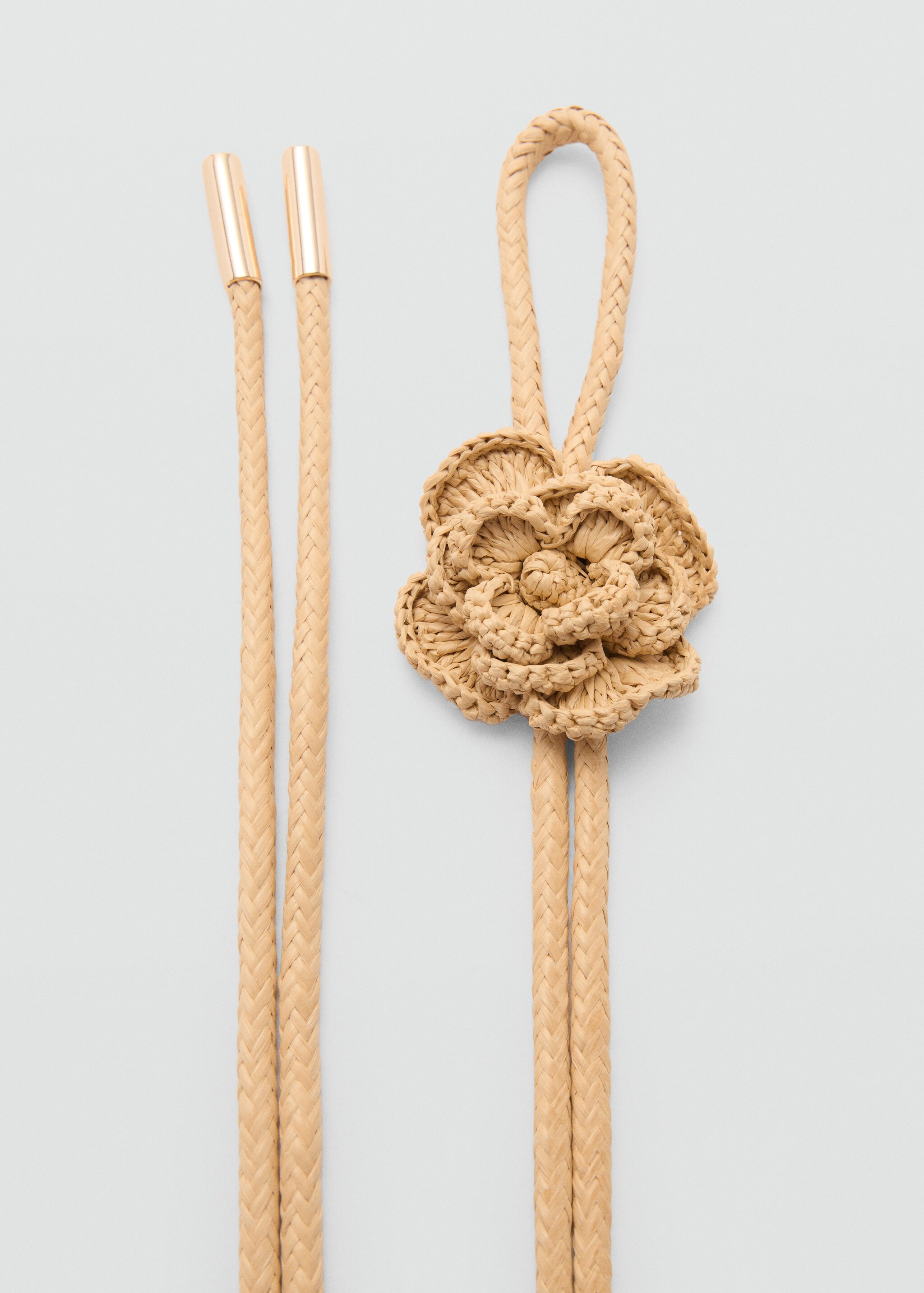 Braided flower belt - Details of the article 1