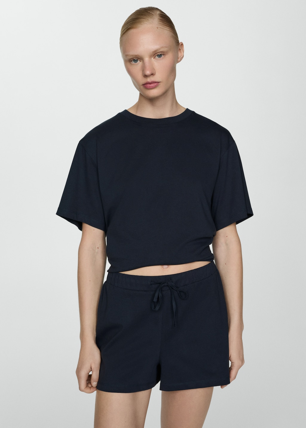 Plain short pyjamas hotsell