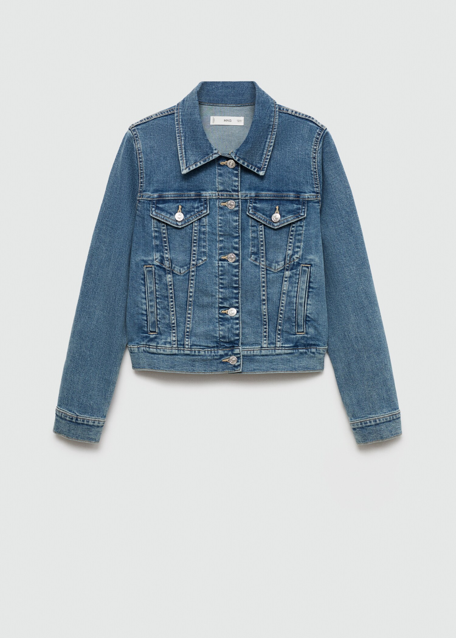 Pocketed denim jacket - Article without model