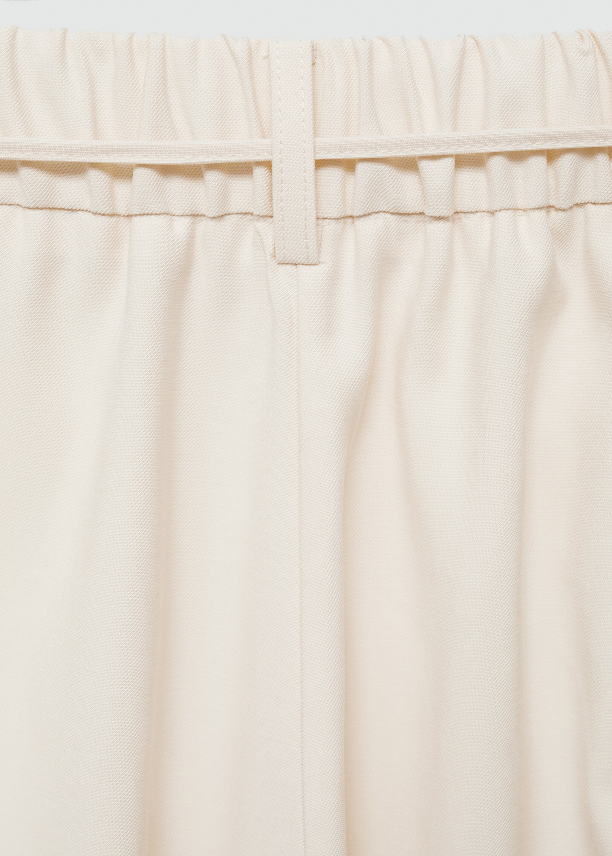 Wideleg trousers with elastic waist - Details of the article 0
