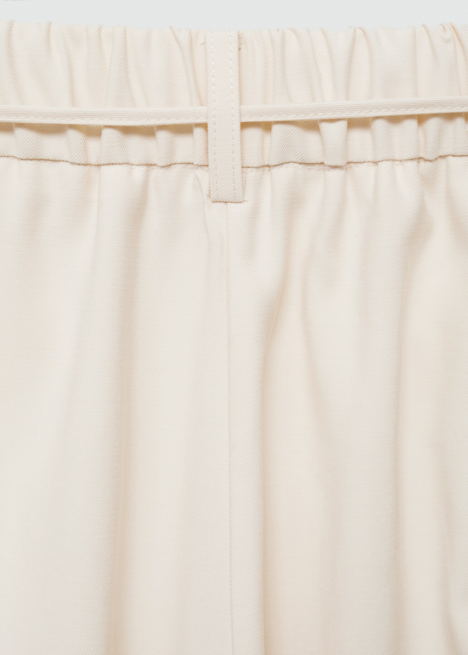 Wideleg trousers with elastic waist - Details of the article 0