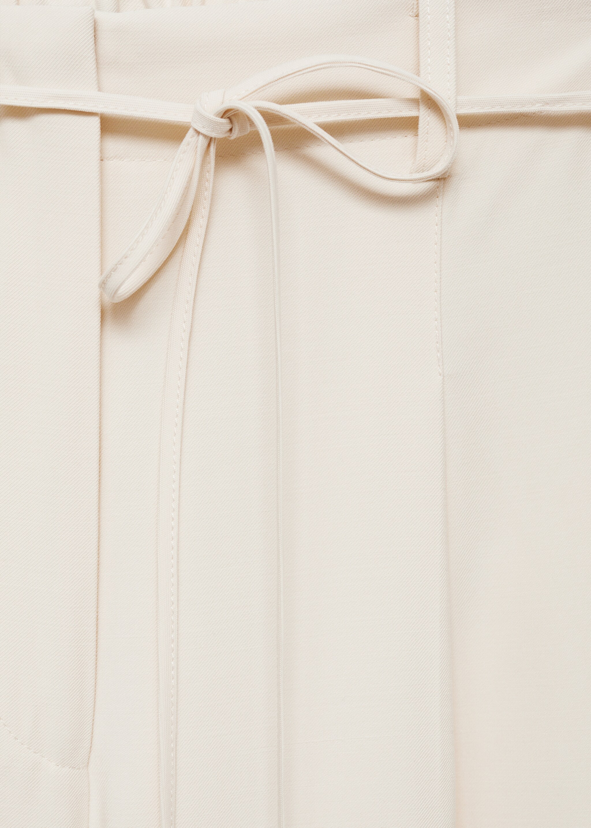 Wideleg trousers with elastic waist - Details of the article 8
