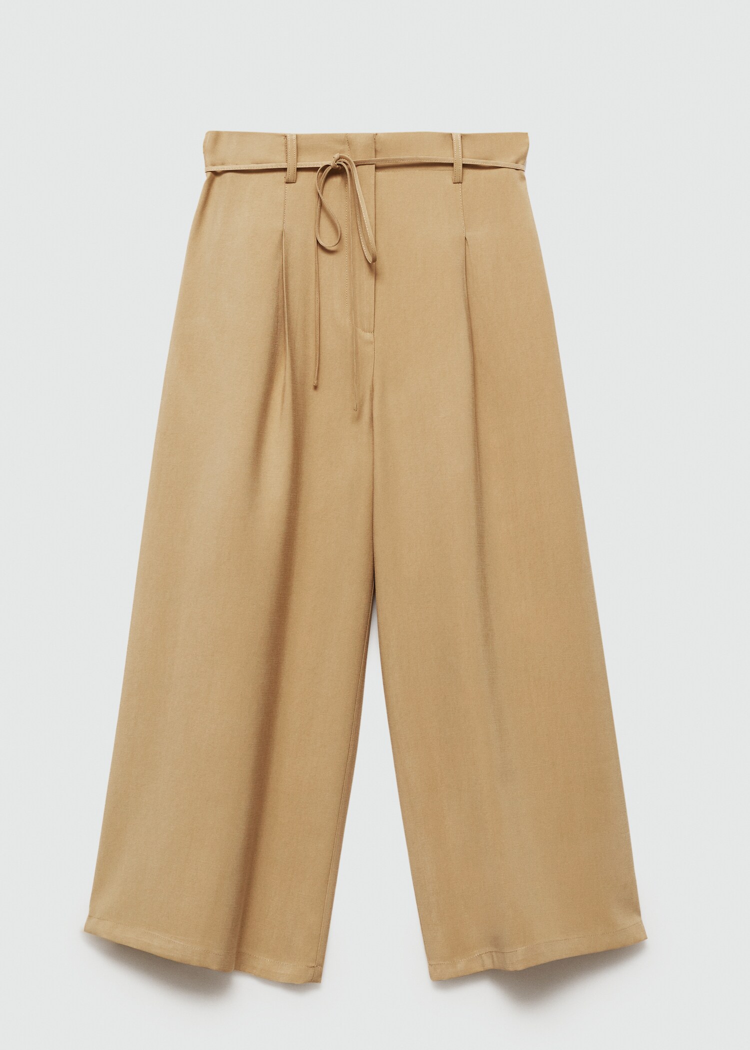Wideleg trousers with elastic waist - Article without model