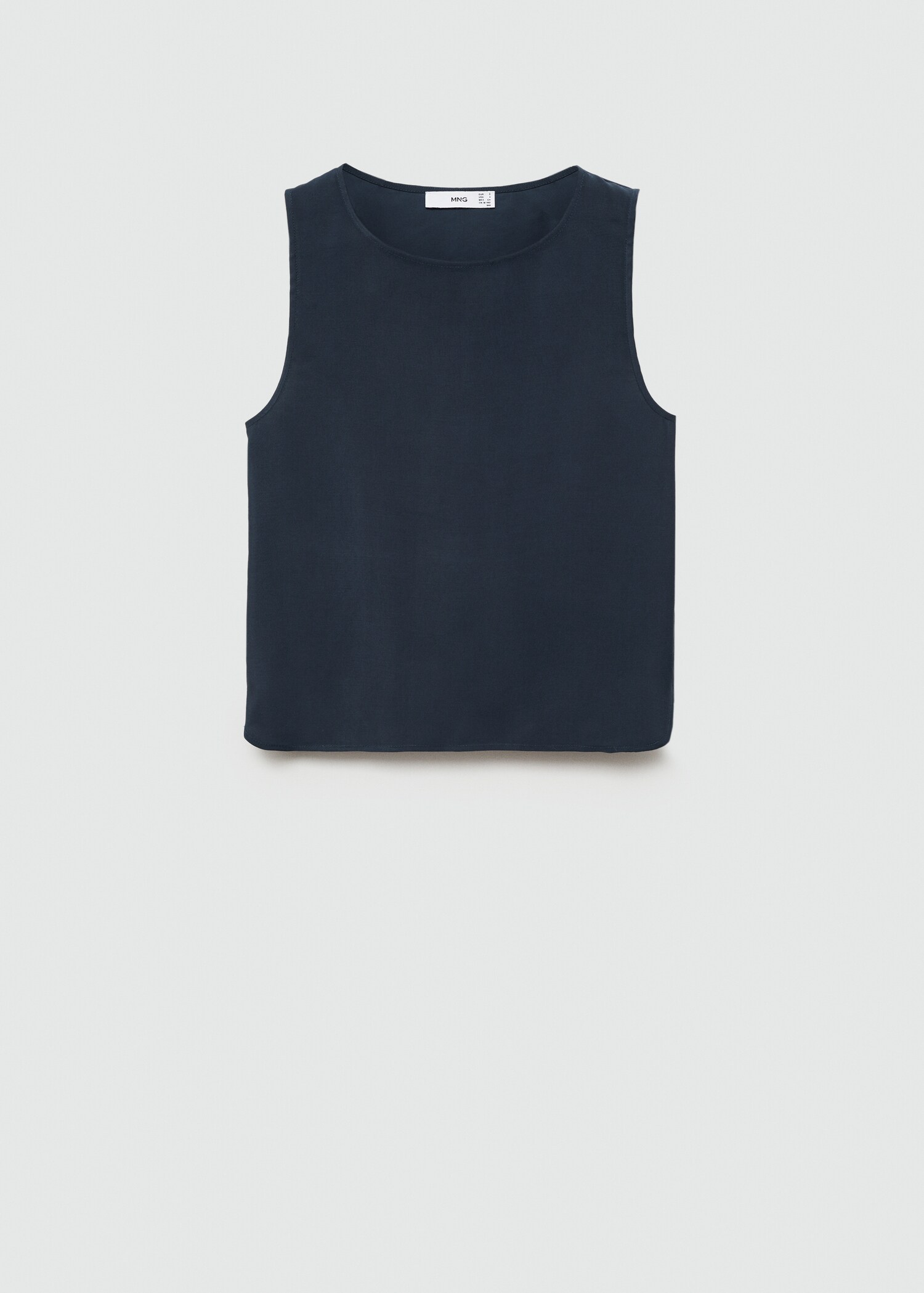 Fluid strapless top - Article without model