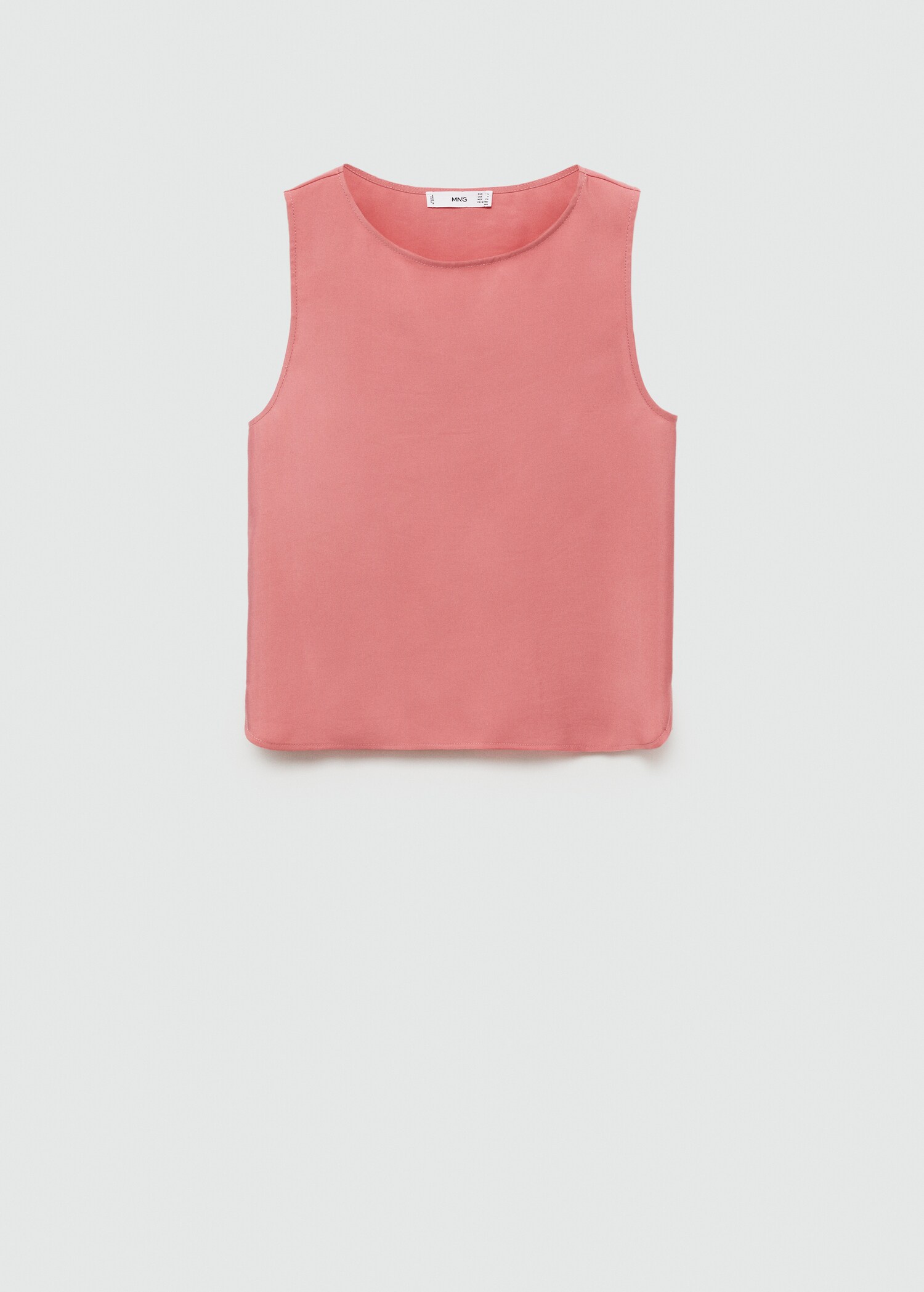 Fluid strapless top - Article without model