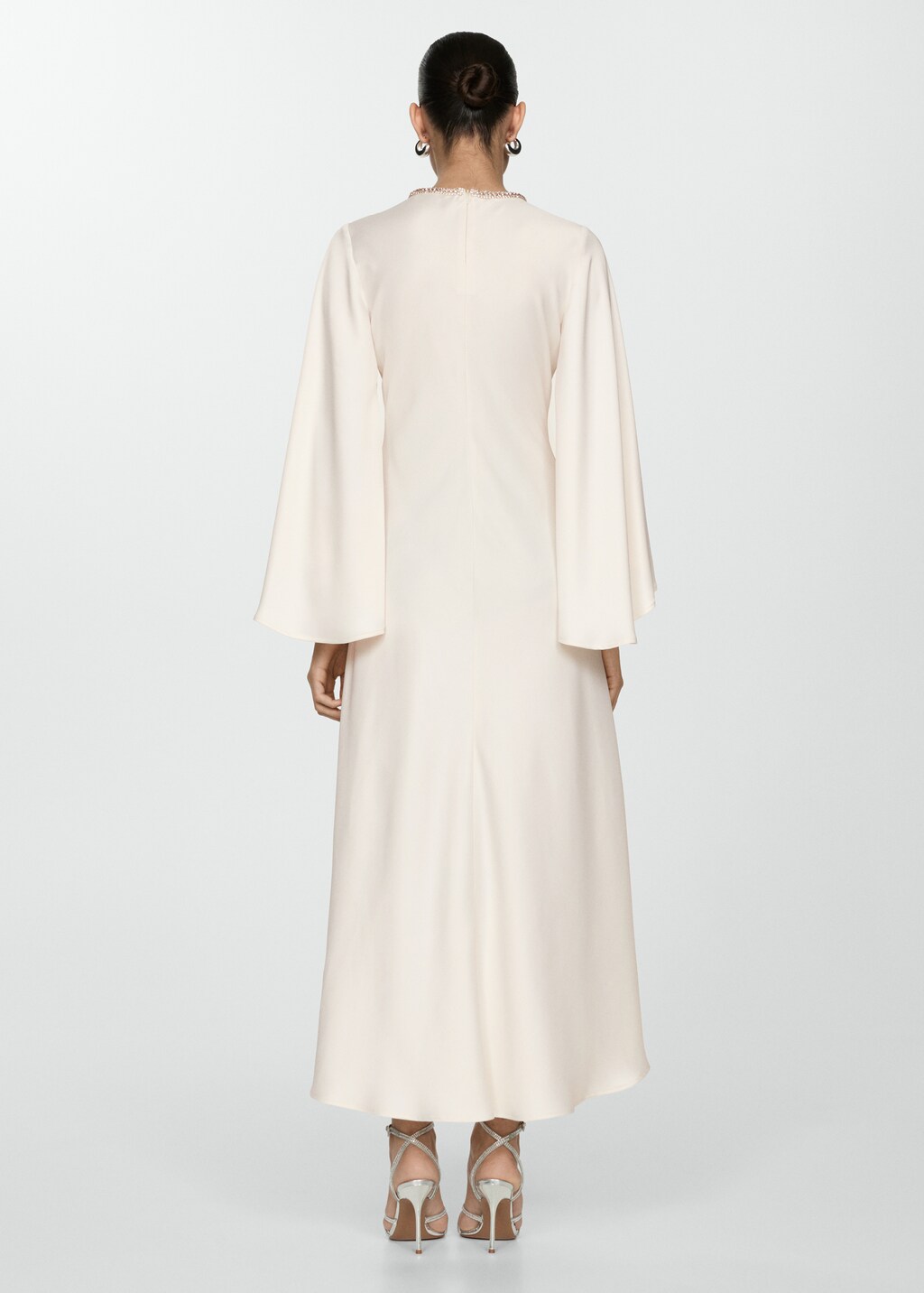 Mango satijnen jurk sale