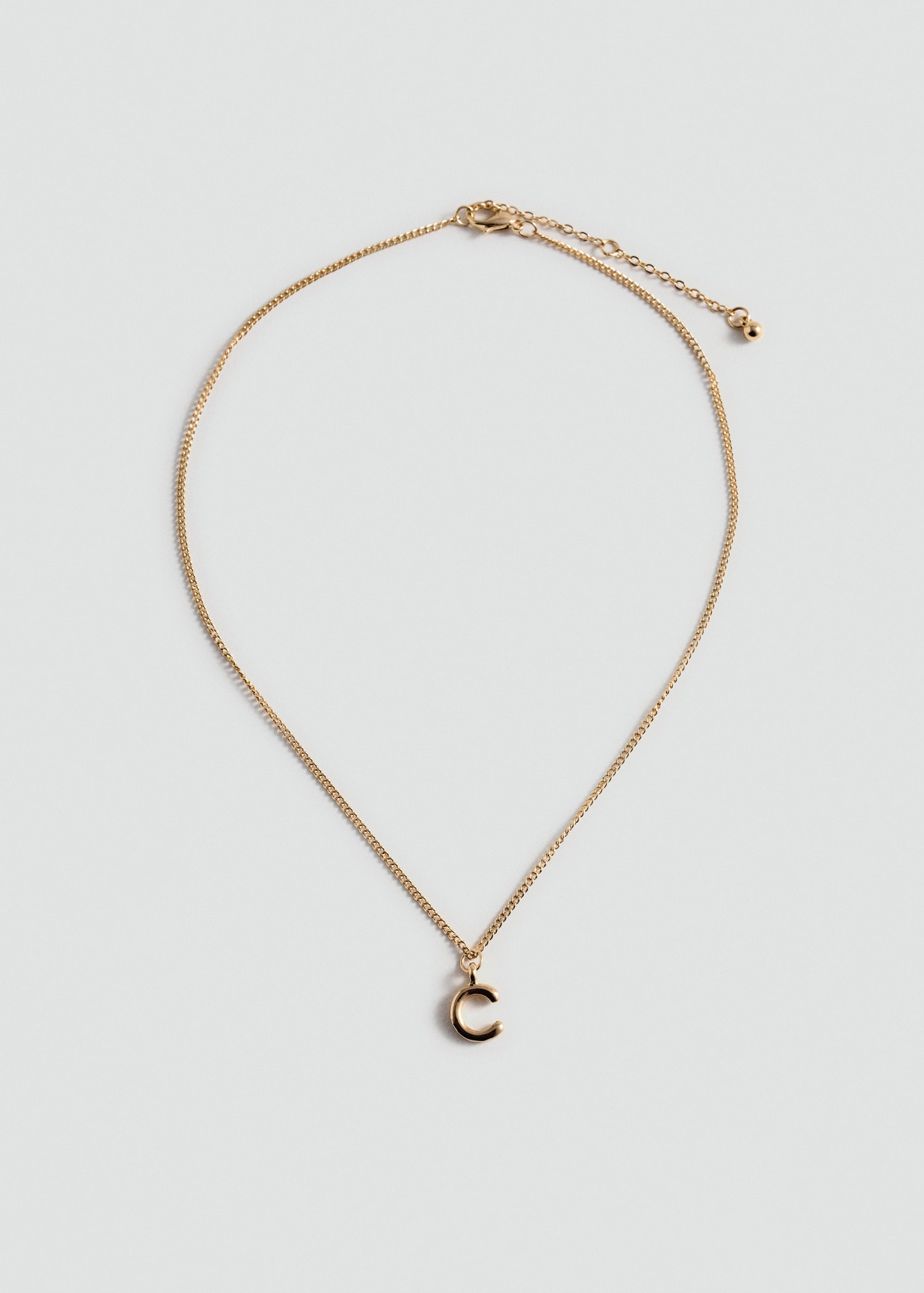 Letter Pendant Necklace - Article without model