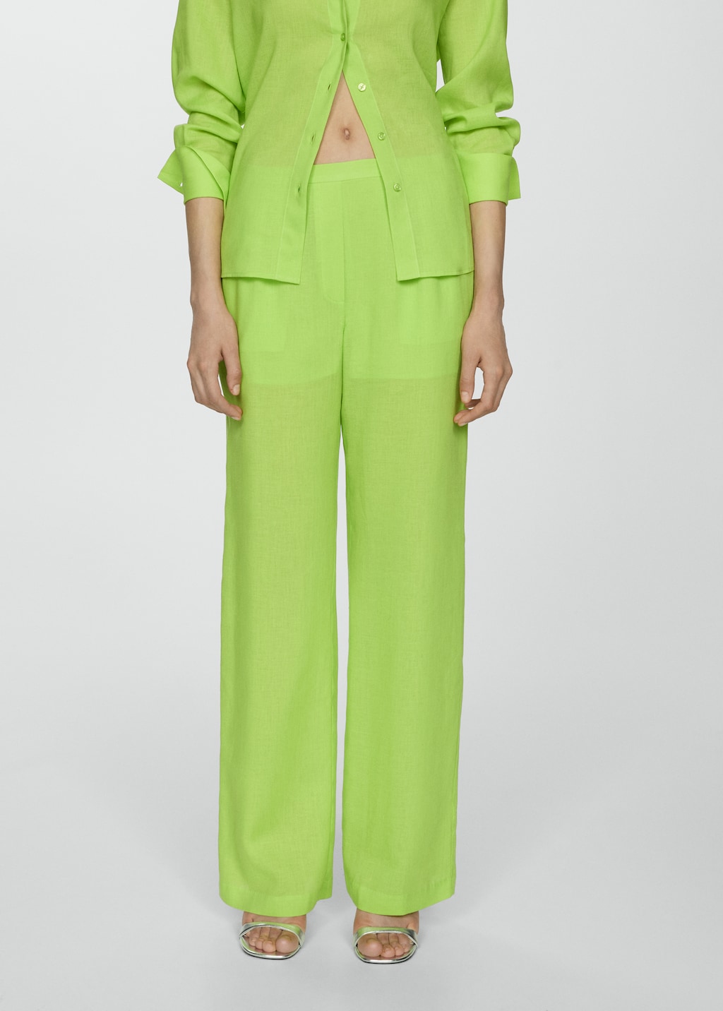 Mango Gerade Lyocell-Hose