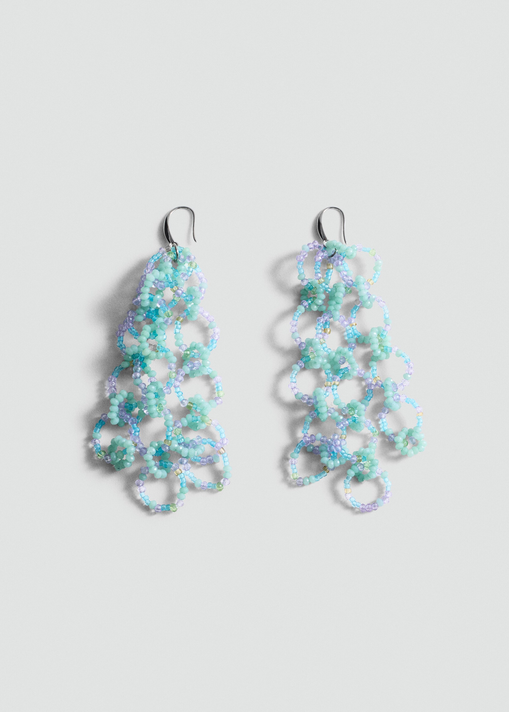 Beaded pendant earrings - Article without model