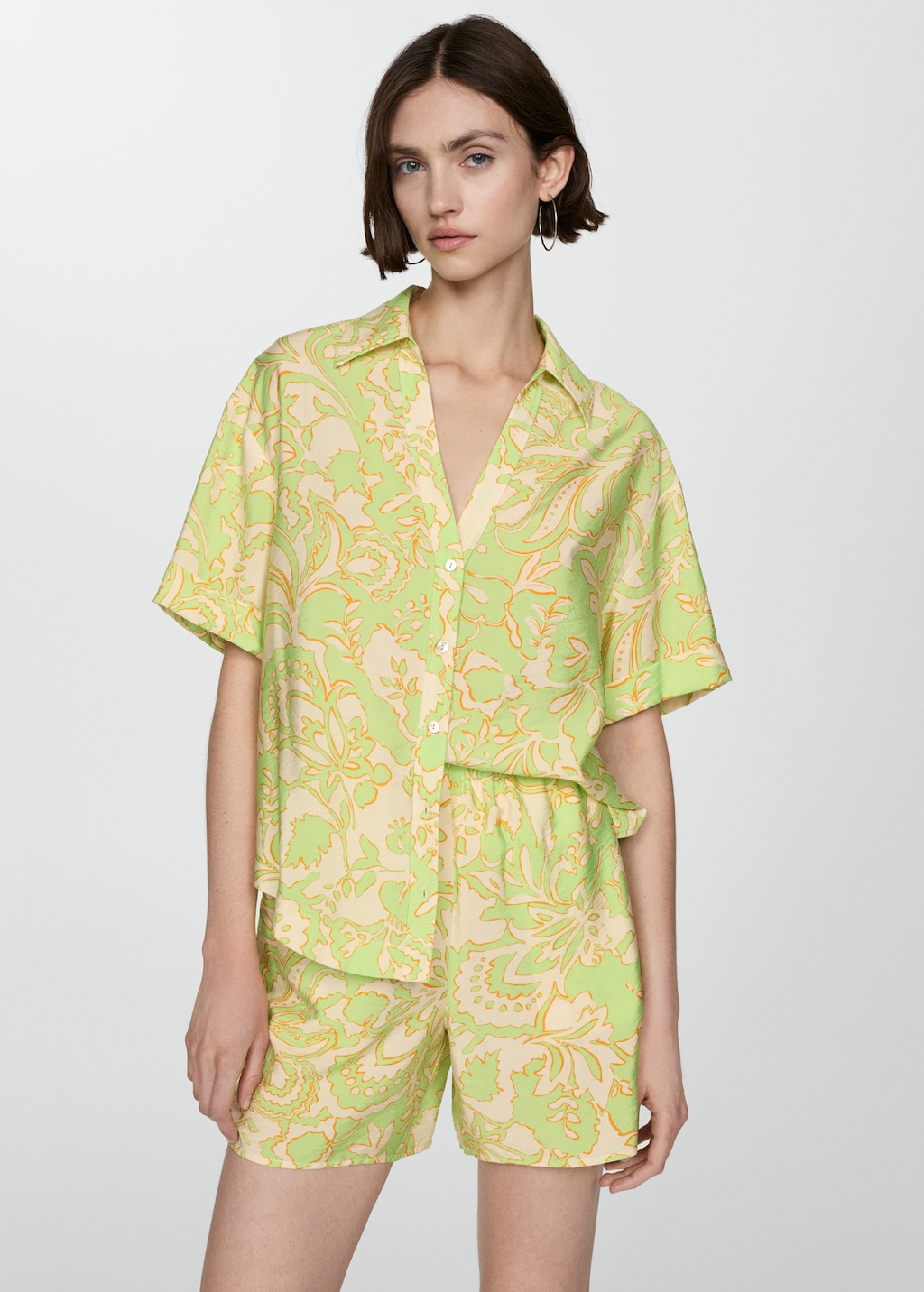 Short fluide imprimé femme new arrivals