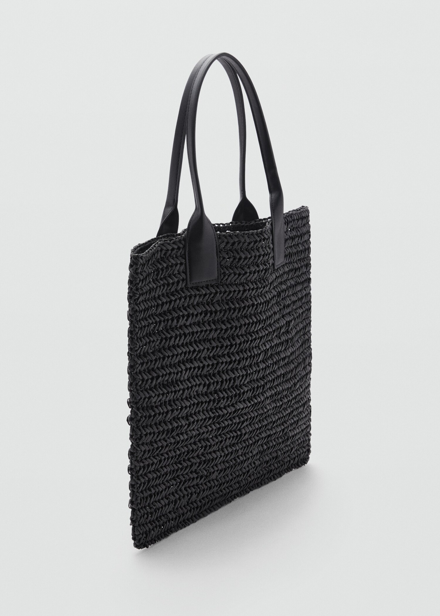 Natural fibre shopper bag - Medium plane