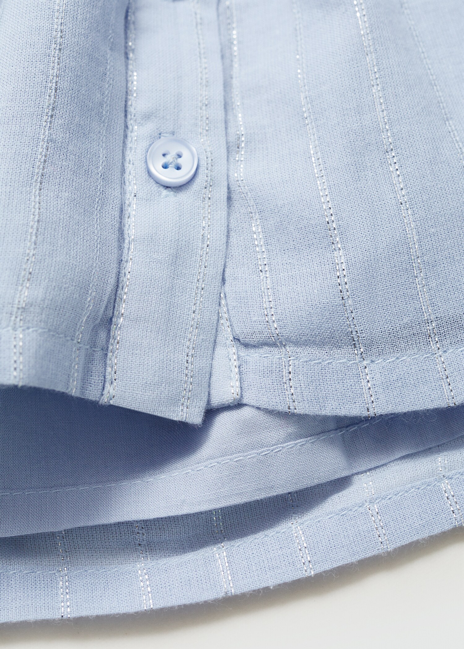 Embroidered cotton blouse - Details of the article 0