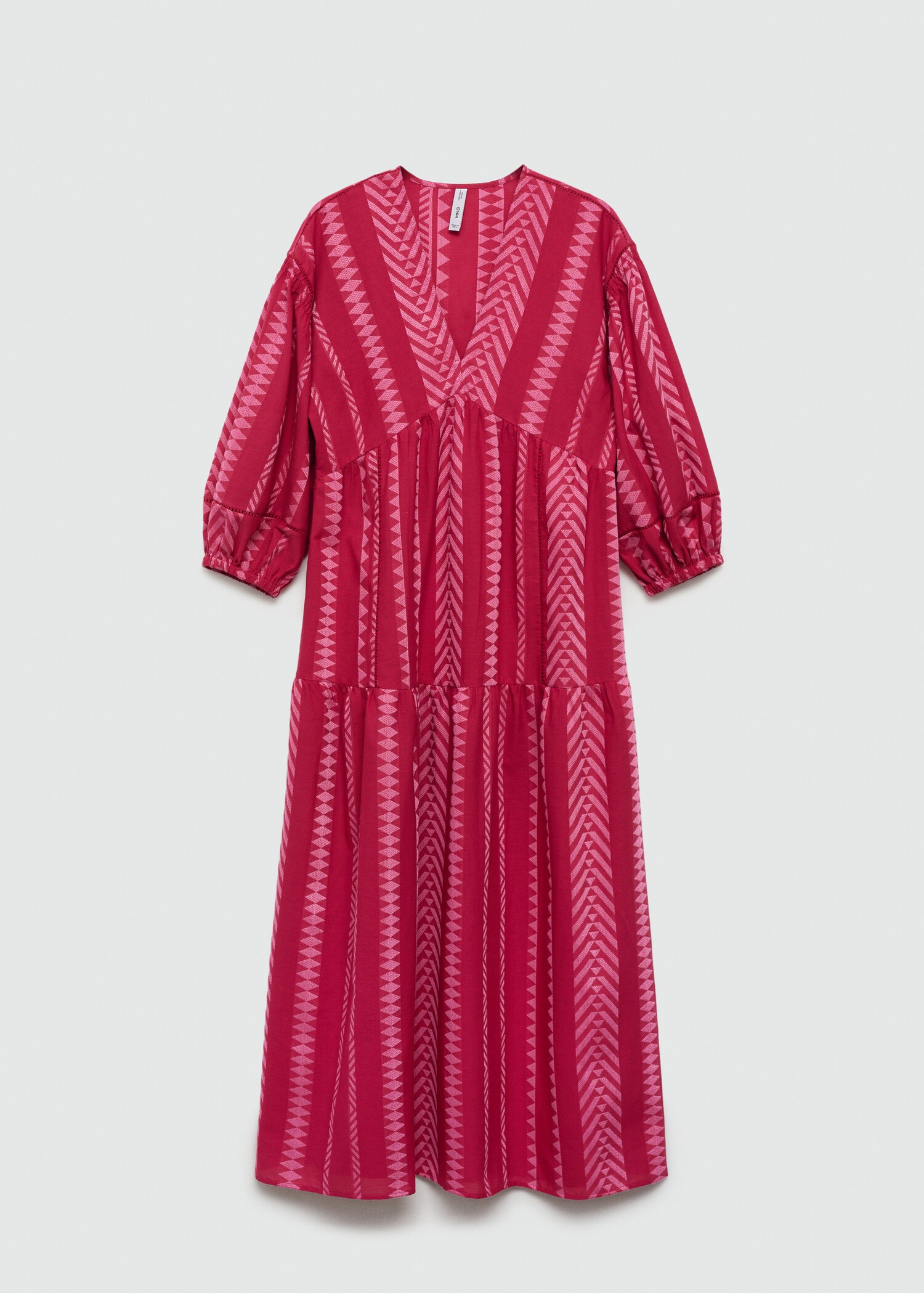 Geometric print midi dress - Article without model
