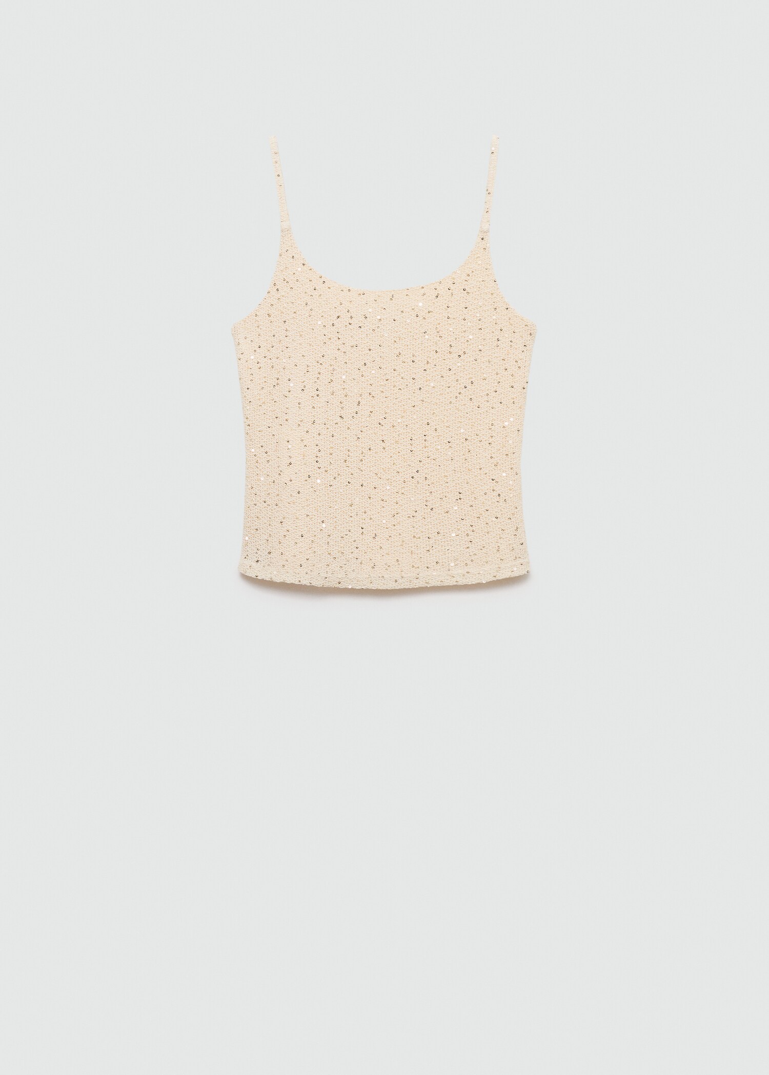 Sequined tank top - Article without model