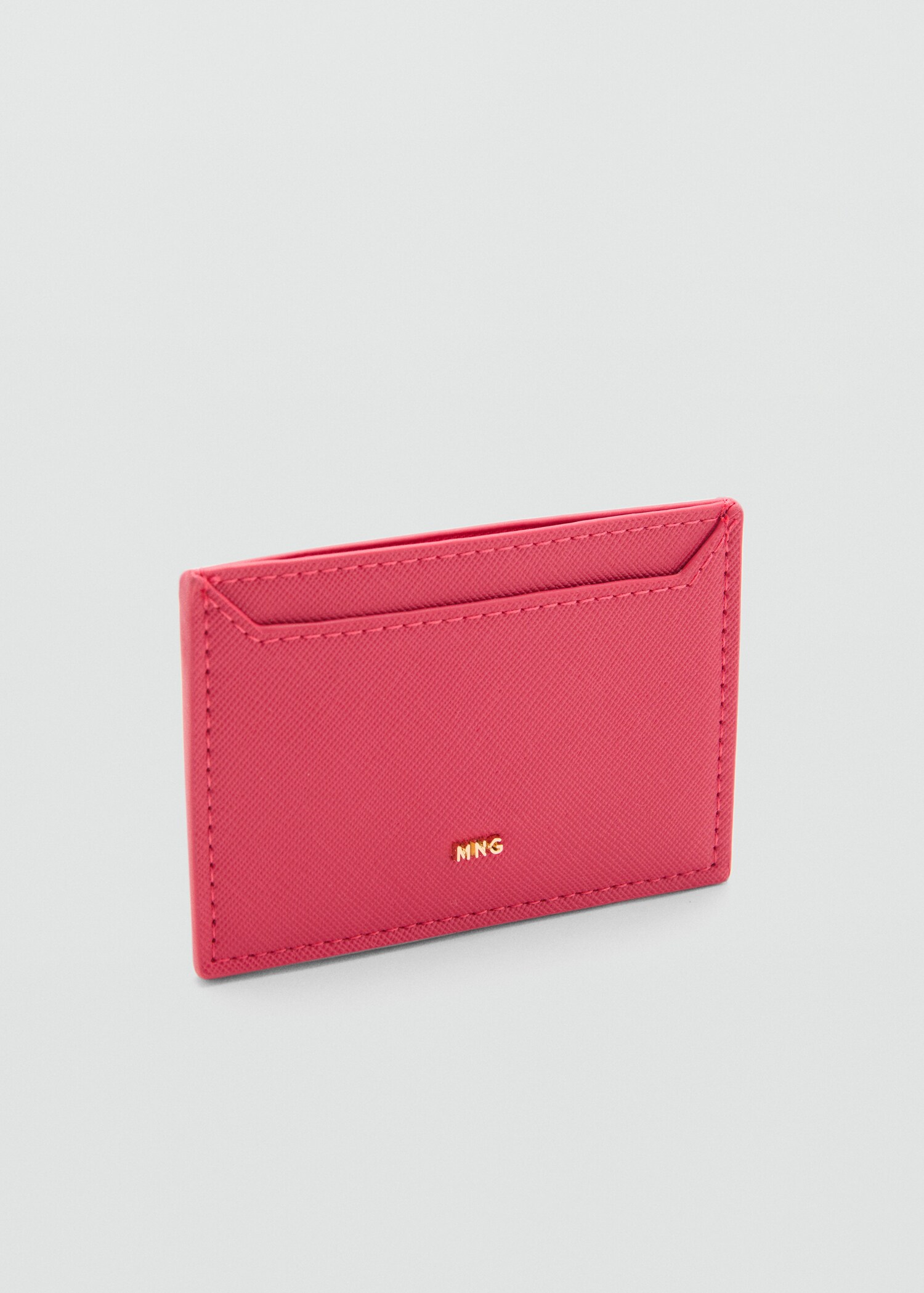 Porte-cartes effet saffiano - Plan moyen
