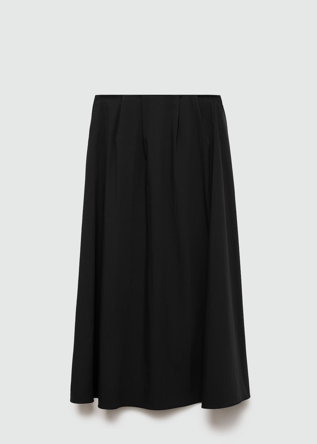 Long flared skirt