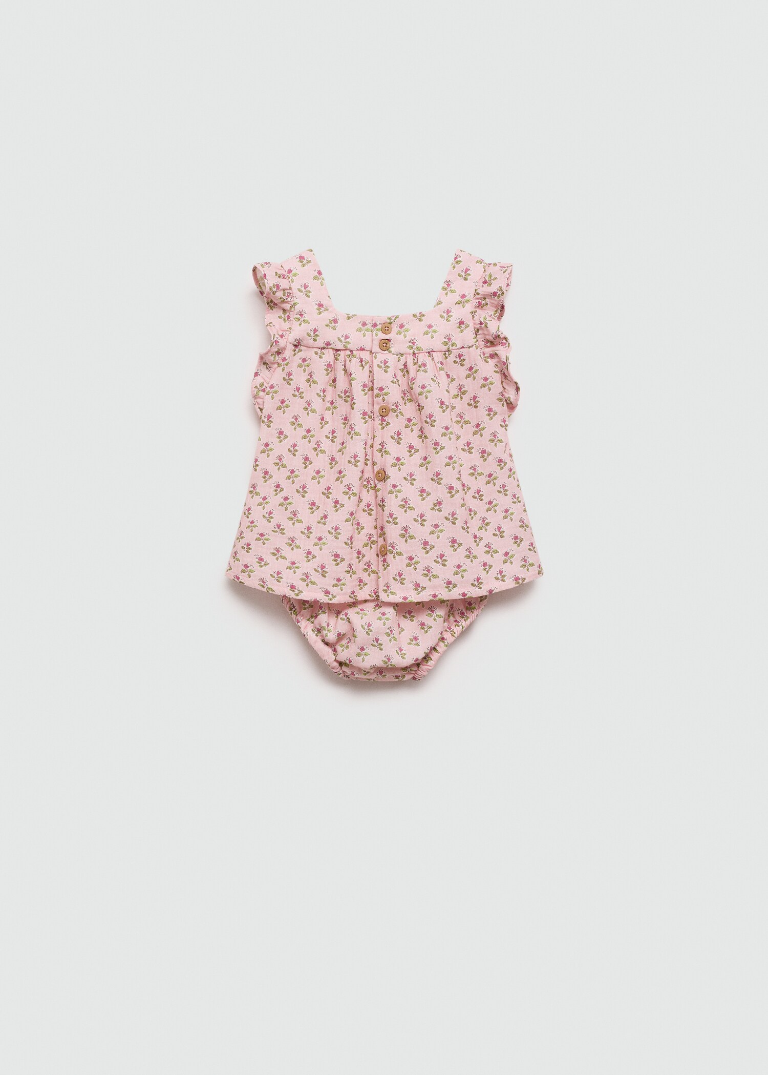 Cotton dress and nappy cover - Reverse of the article