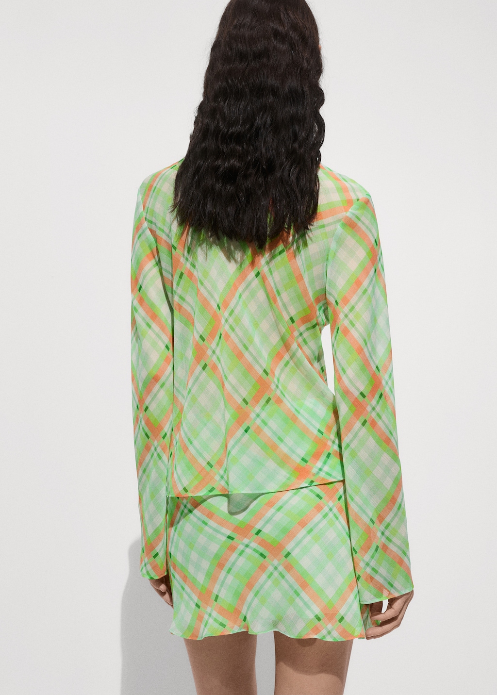 Mango camisa cuadros mujer hotsell