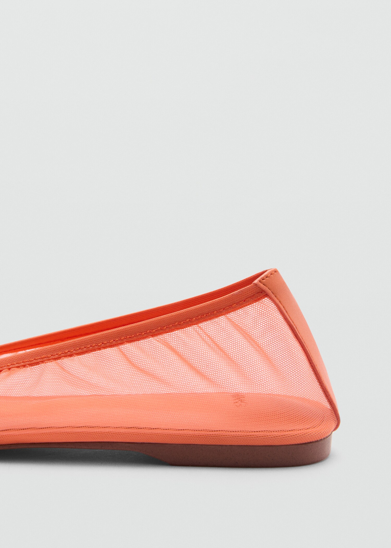 Semi-transparent mesh ballet flats - Details of the article 1