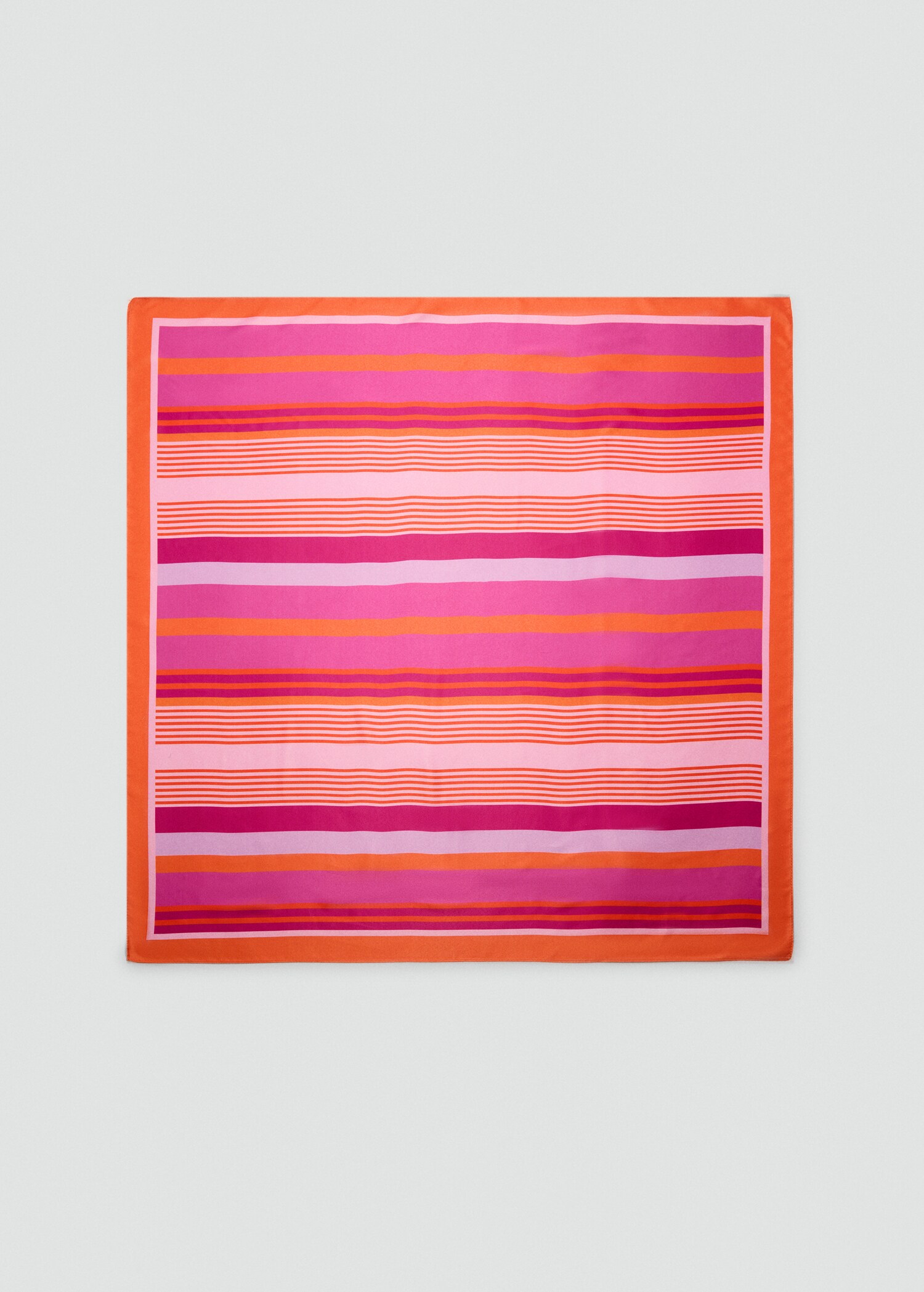 Striped printed scarf - Article without model