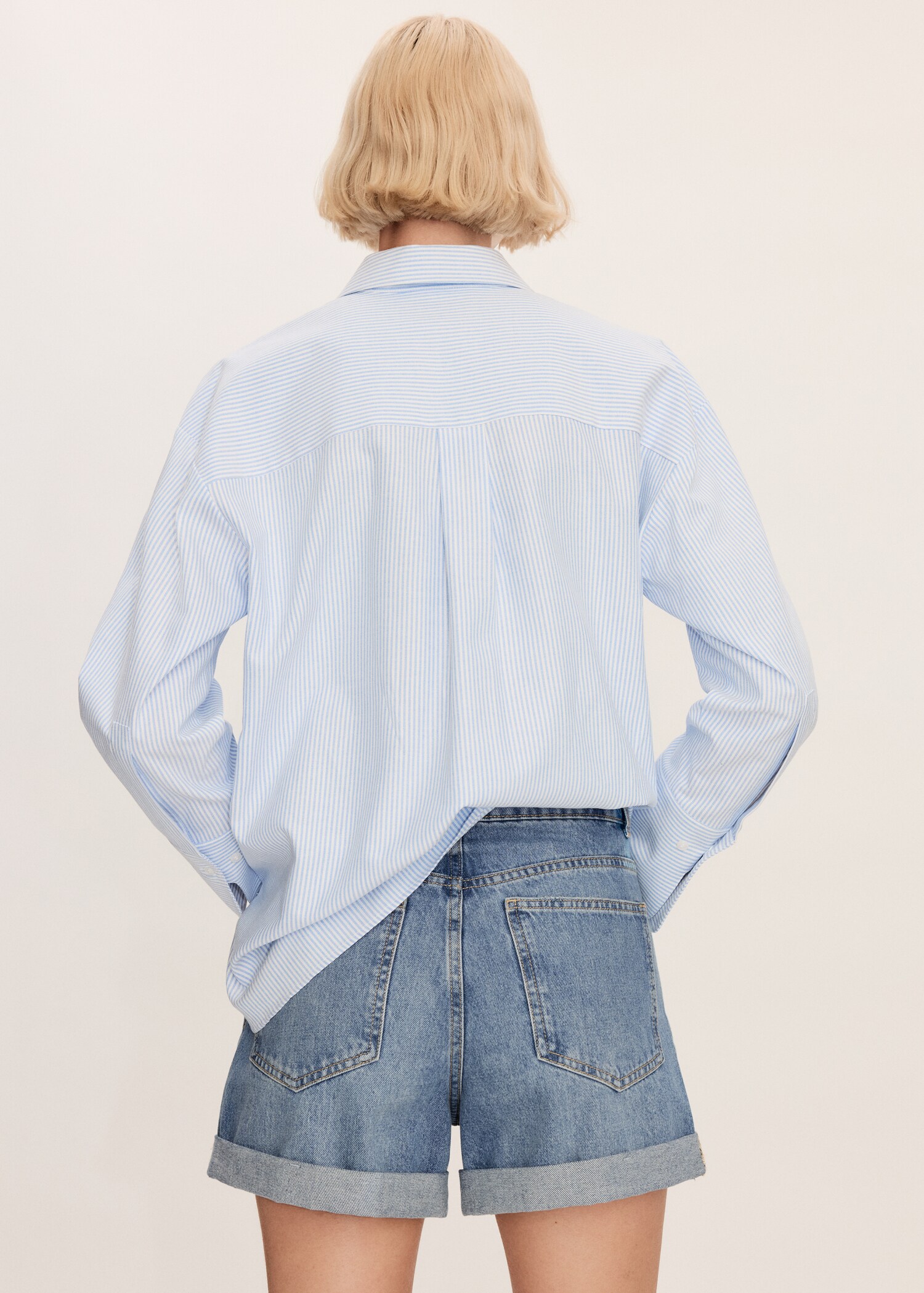 Short jean mom-fit - Verso de l’article