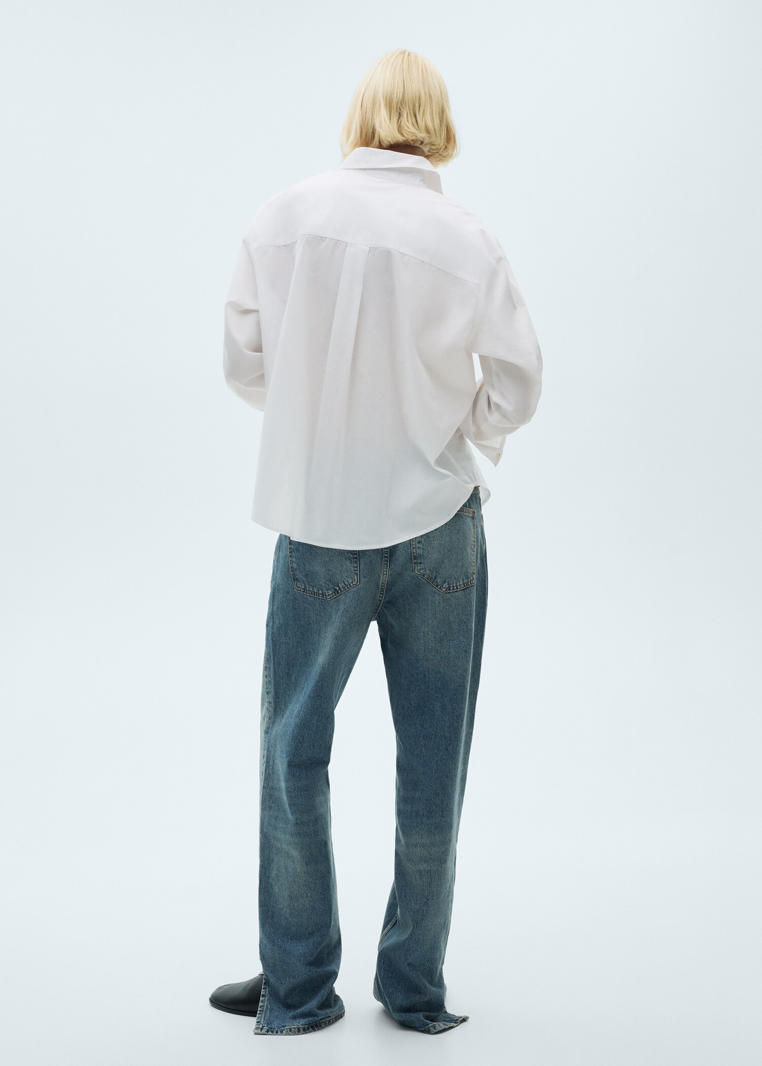 Chemise coton bouton décoratif - Verso de l’article