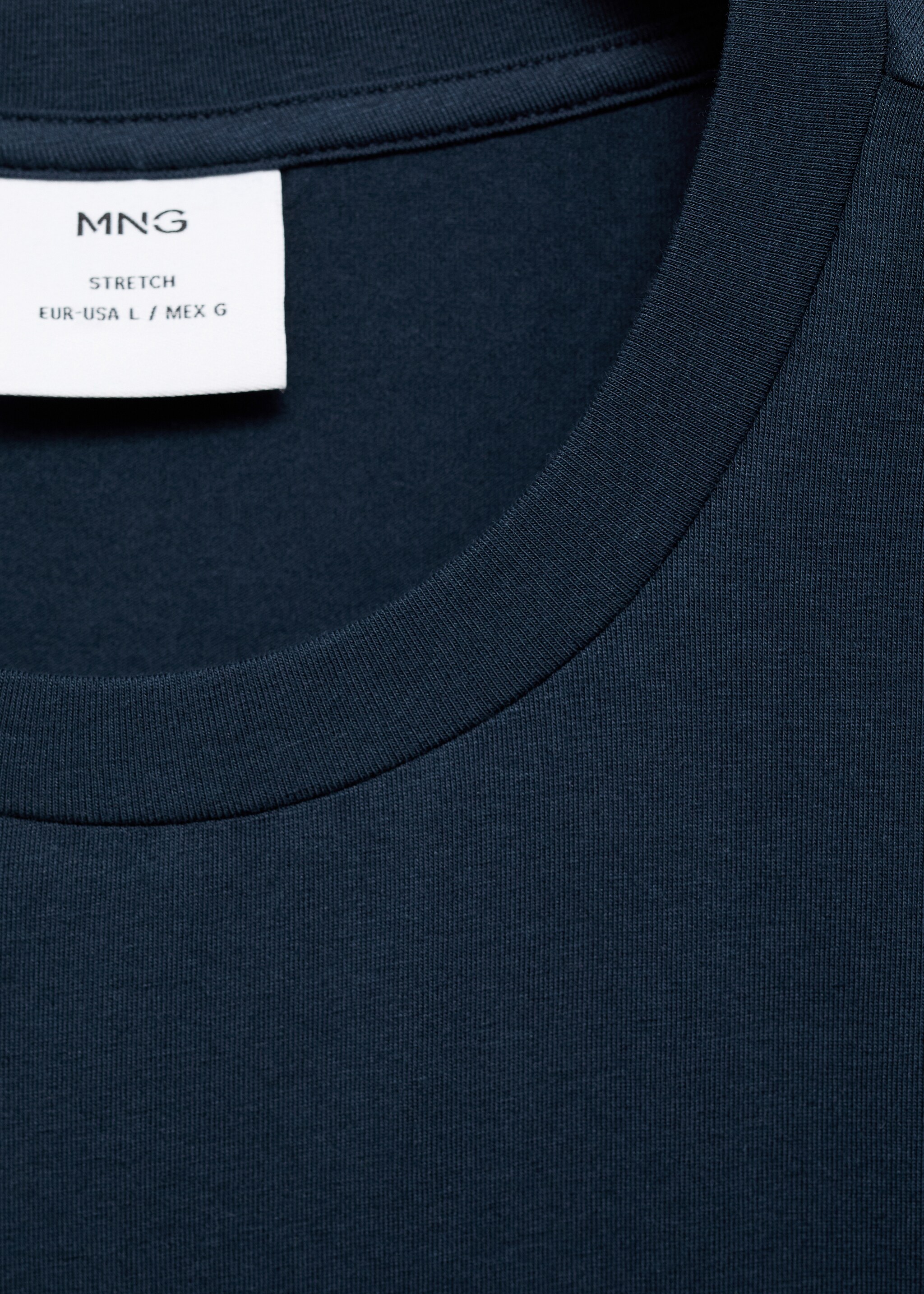 Stretch cotton T-shirt - Details of the article 8