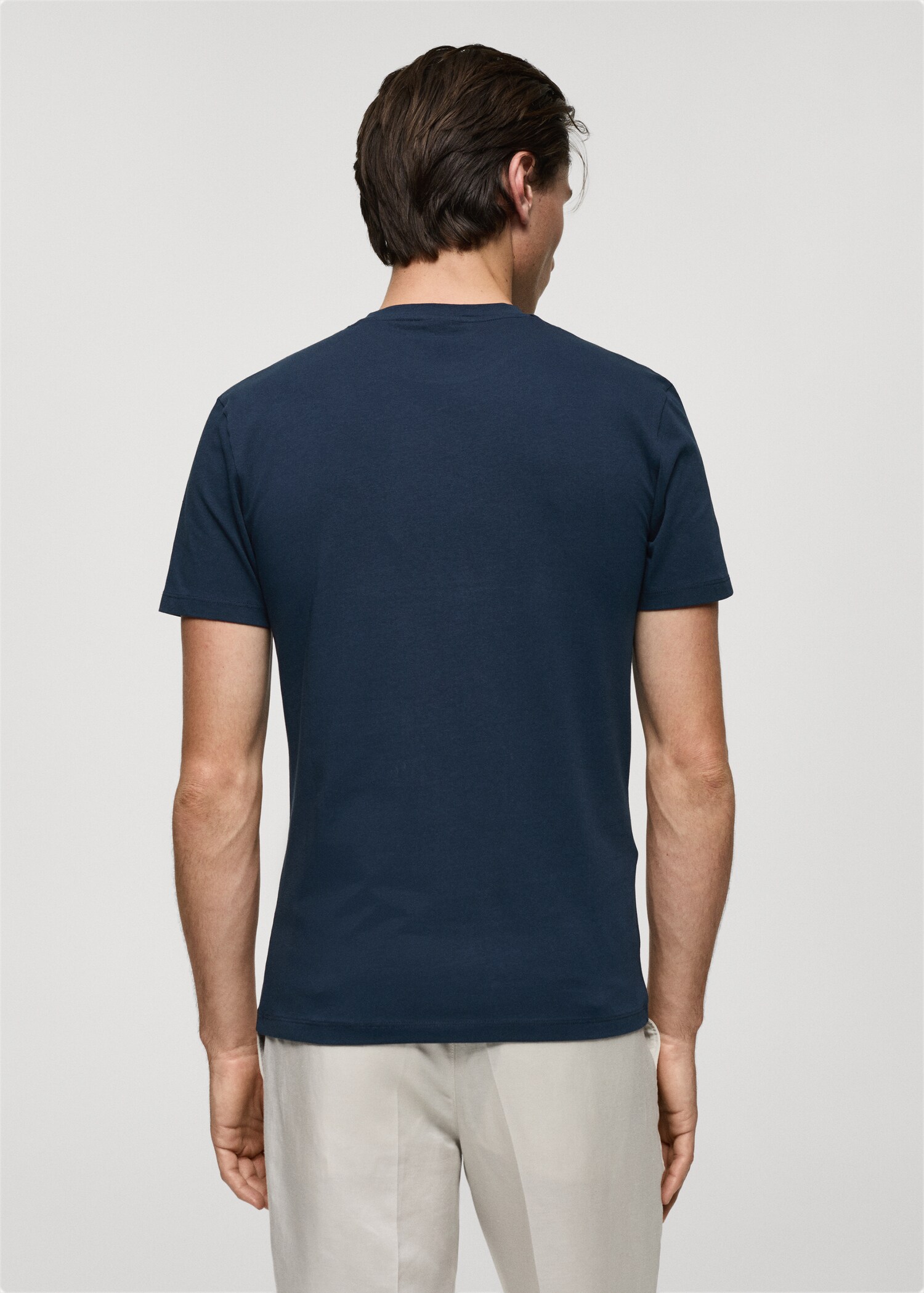 T-shirt coton stretch - Verso de l’article