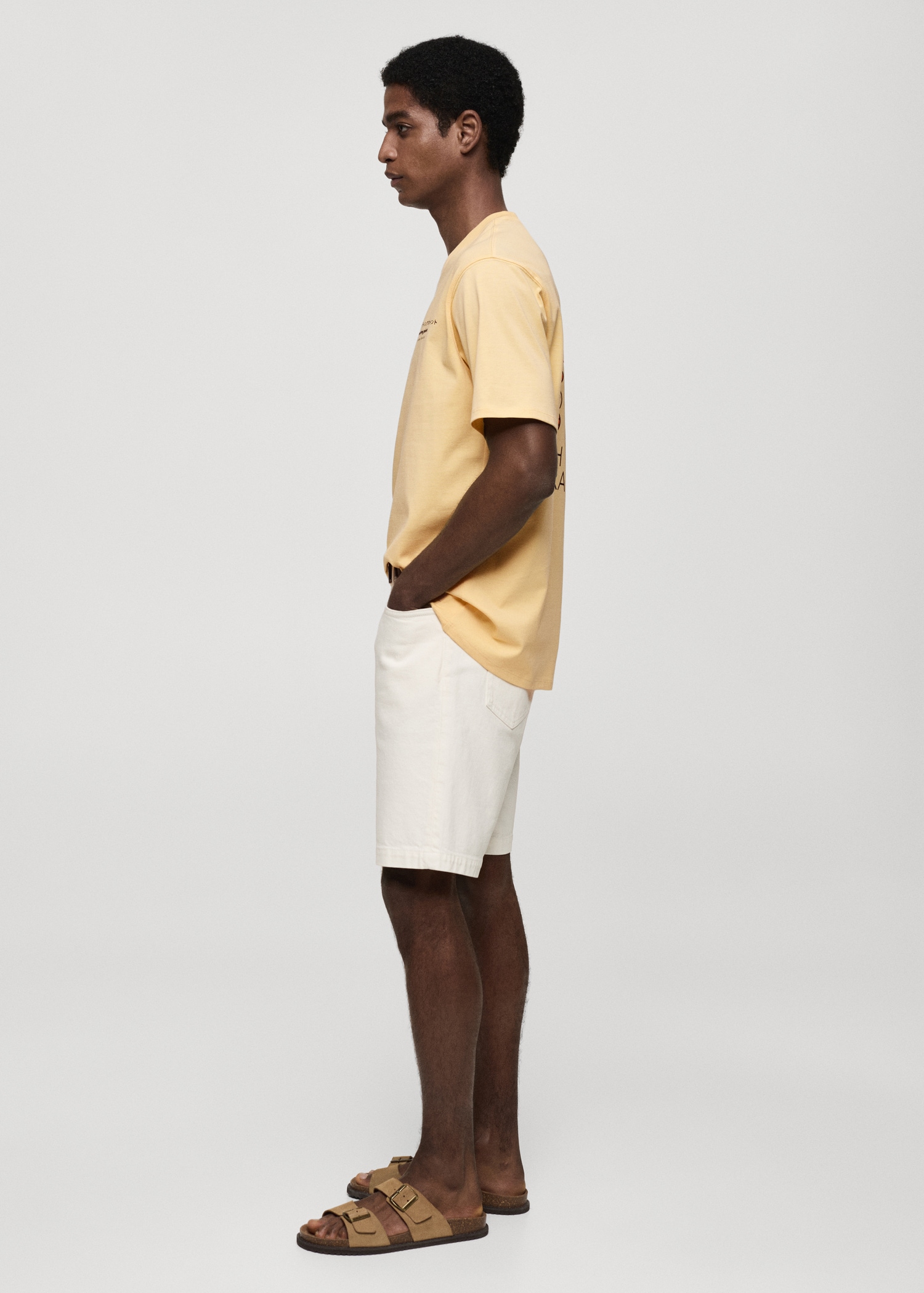 Printed cotton-blend T-shirt - Details of the article 2