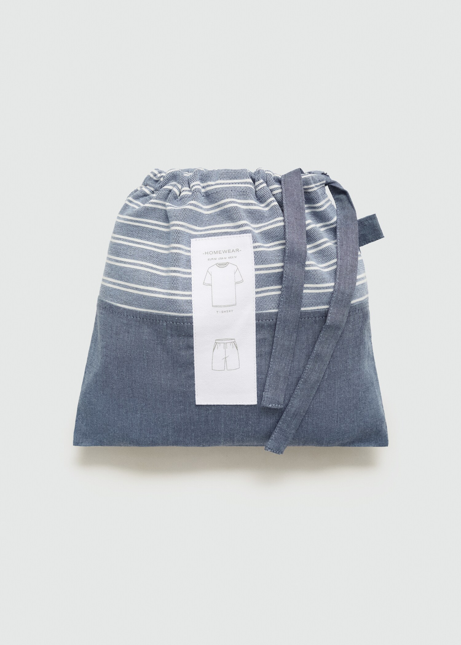 Striped cotton pyjama pack - Details of the article 0