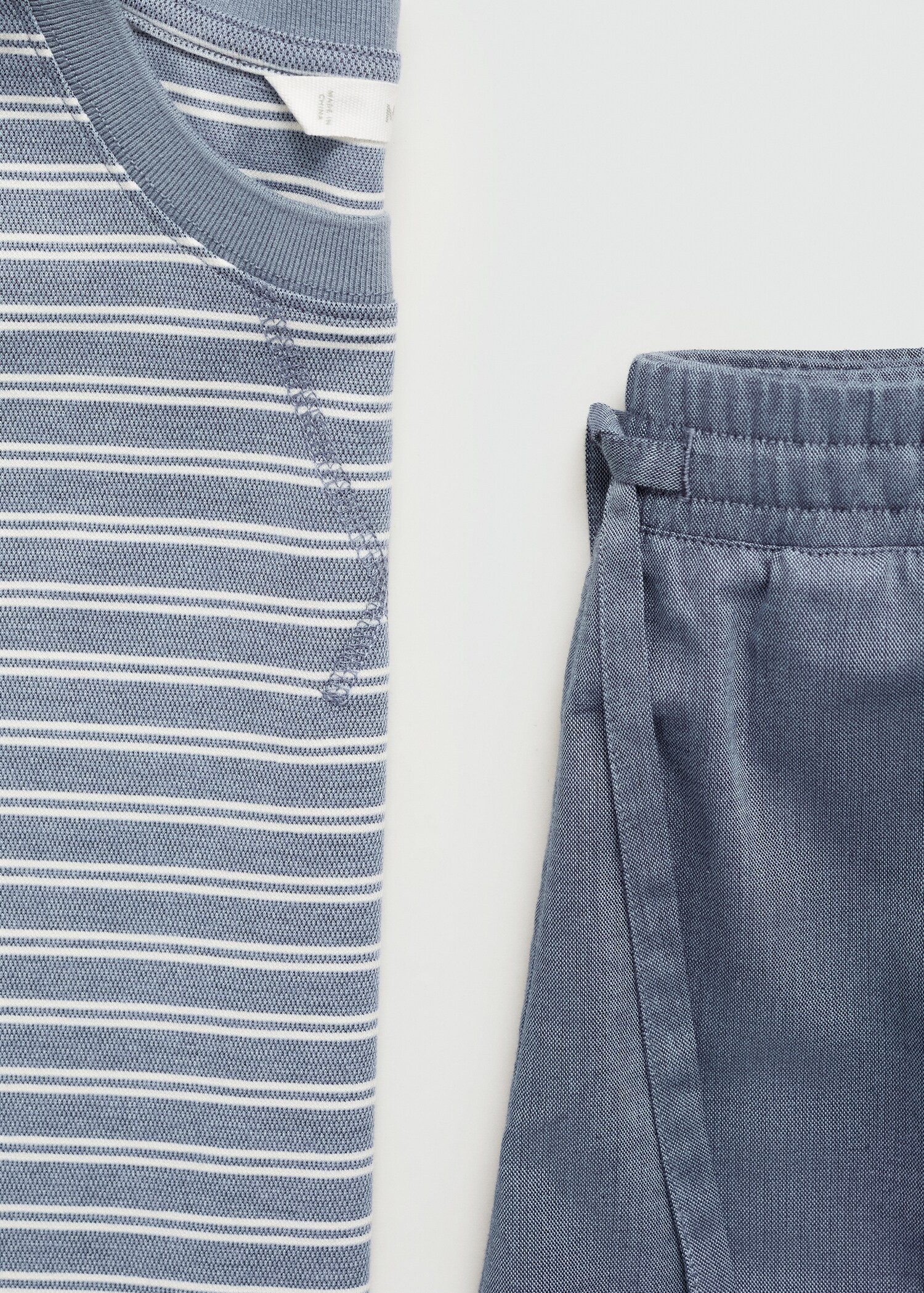 Striped cotton pyjama pack - Details of the article 8
