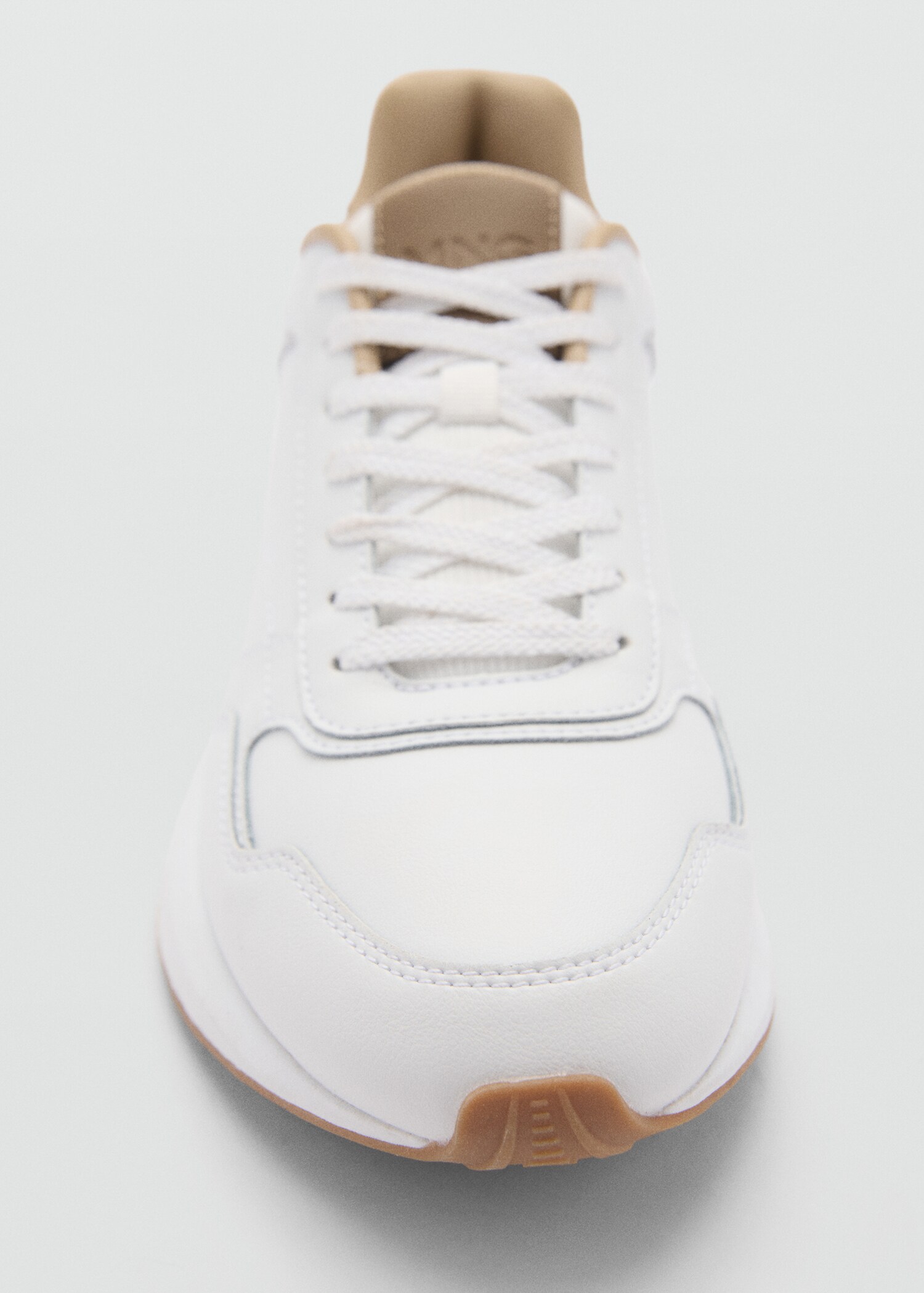 Sneakers mit kontrastierenden Lederdetails - Detail des Artikels 2