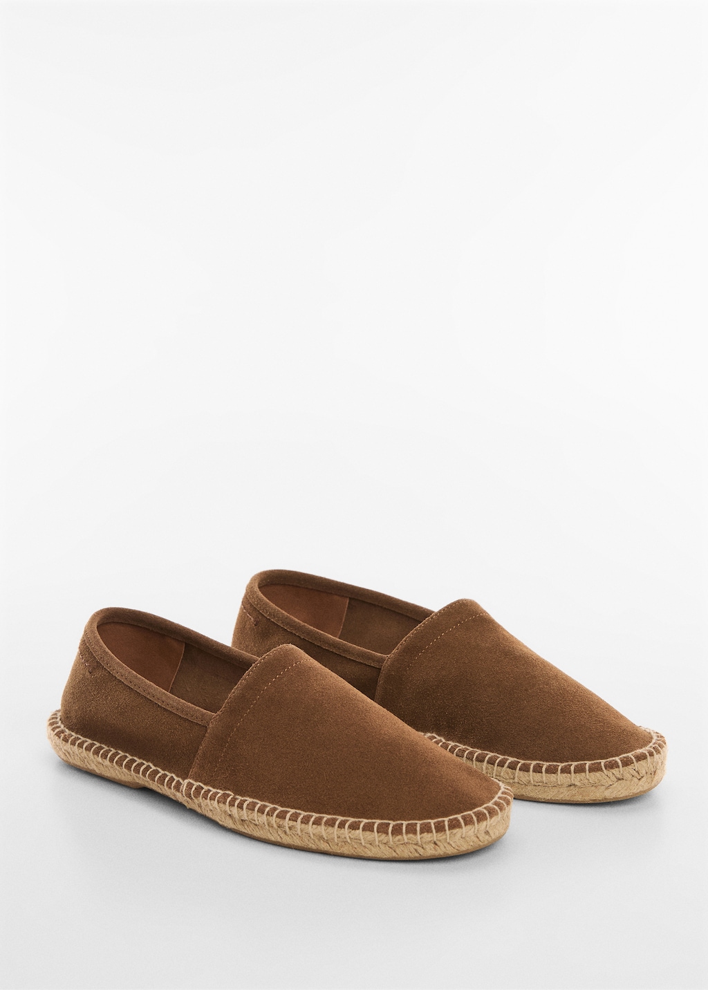 Mango Espadrille aus Rauleder und Jute