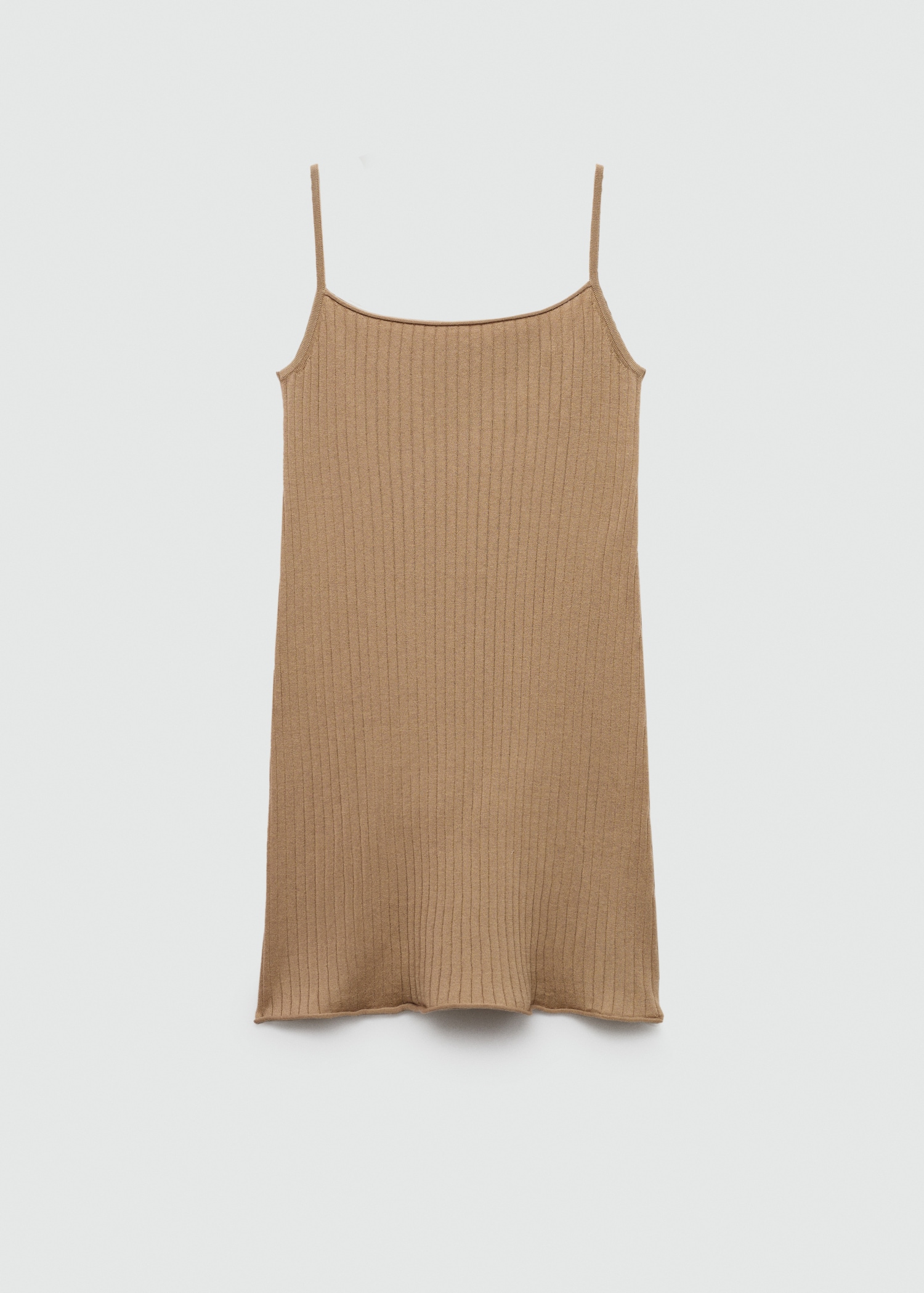 Vestido punto canalé Mujer MNG Ecuador1